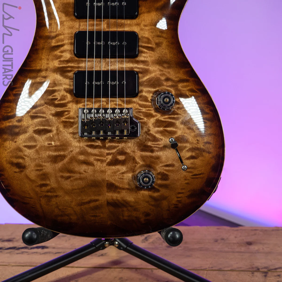 2020 PRS Wood Library Custom 22 Soapbar Copperhead Burst 10 Top - Image 4