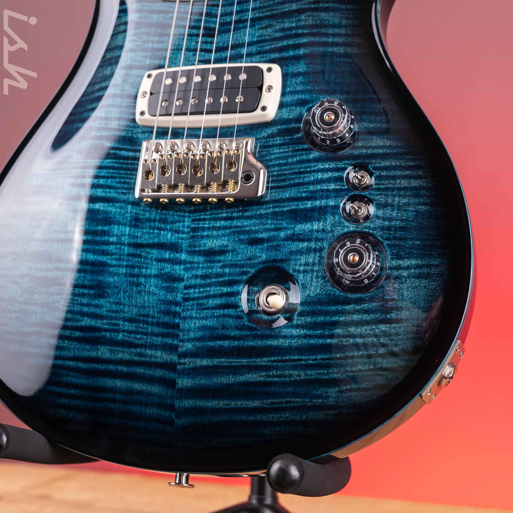 PRS Custom 24-08 Electric Guitar Cobalt Smokeburst - Image 4