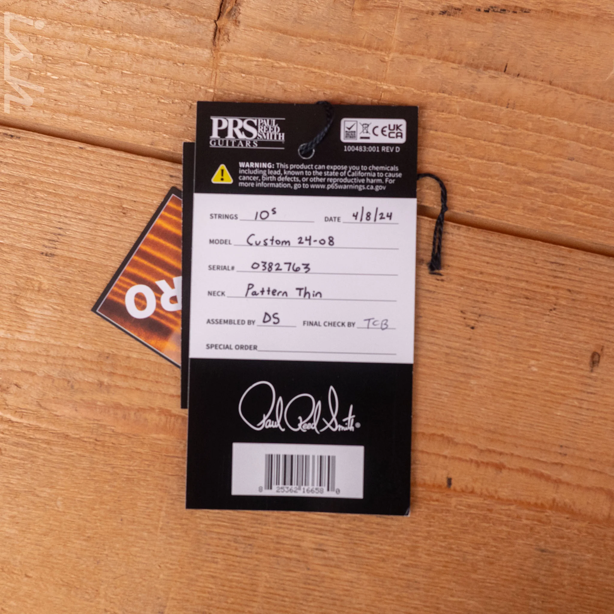 PRS Custom 24-08 Electric Guitar Grey Black - Image 12