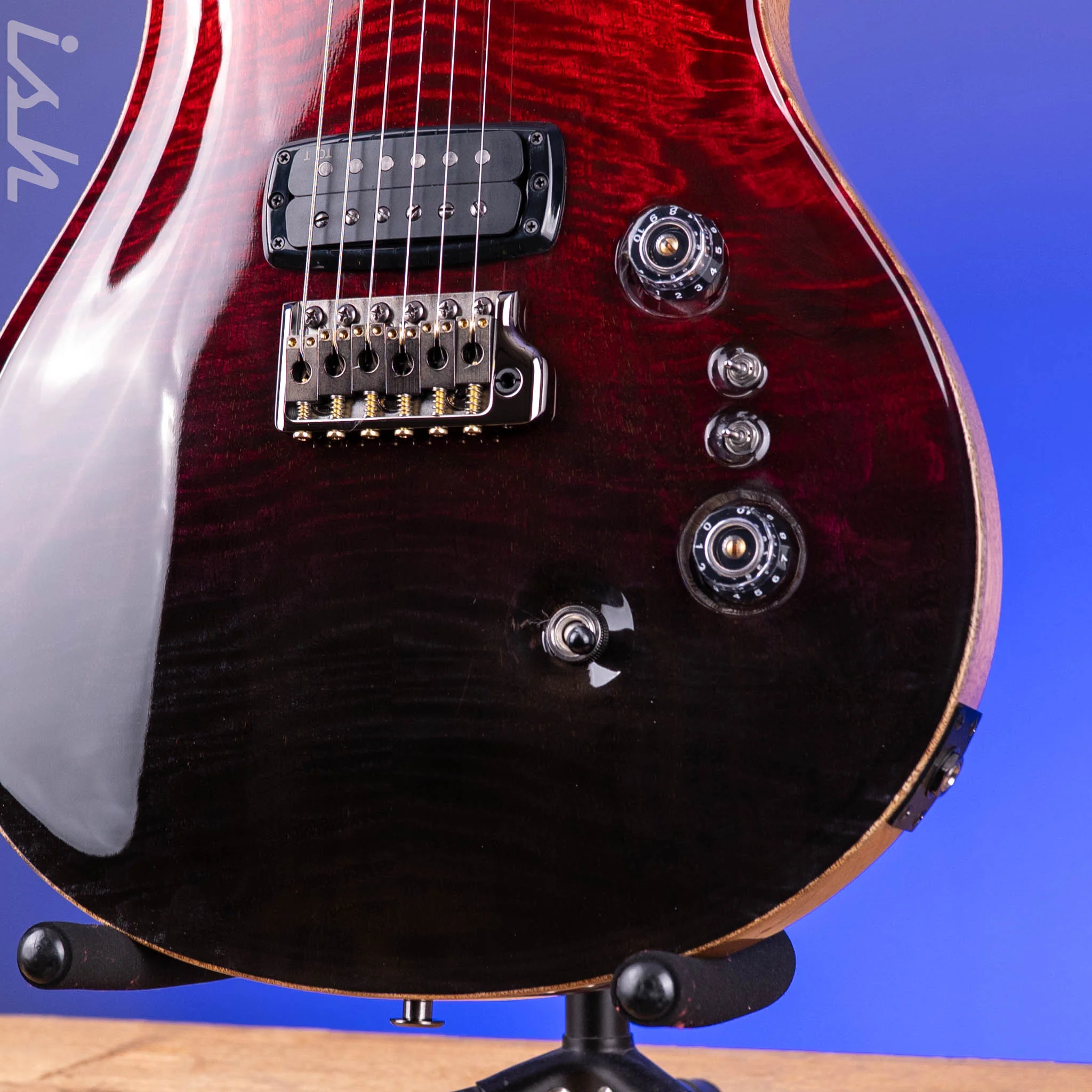 PRS Custom 24-08 Mango Top Limited Edition Fire Red / Gray Black Fade - Image 6