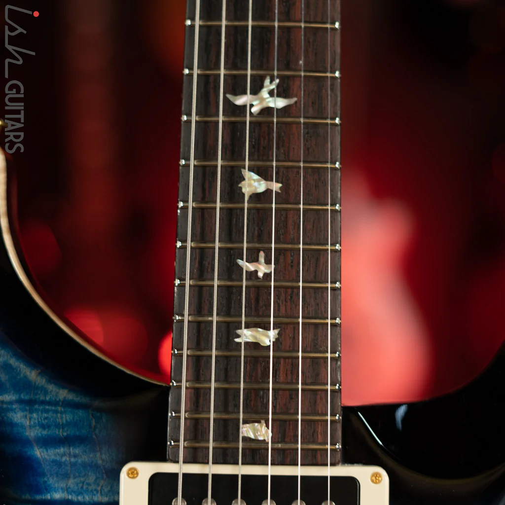 PRS Custom 24 35th Anniversary 10 Top Aquamarine w/ Black Burst - Image 5