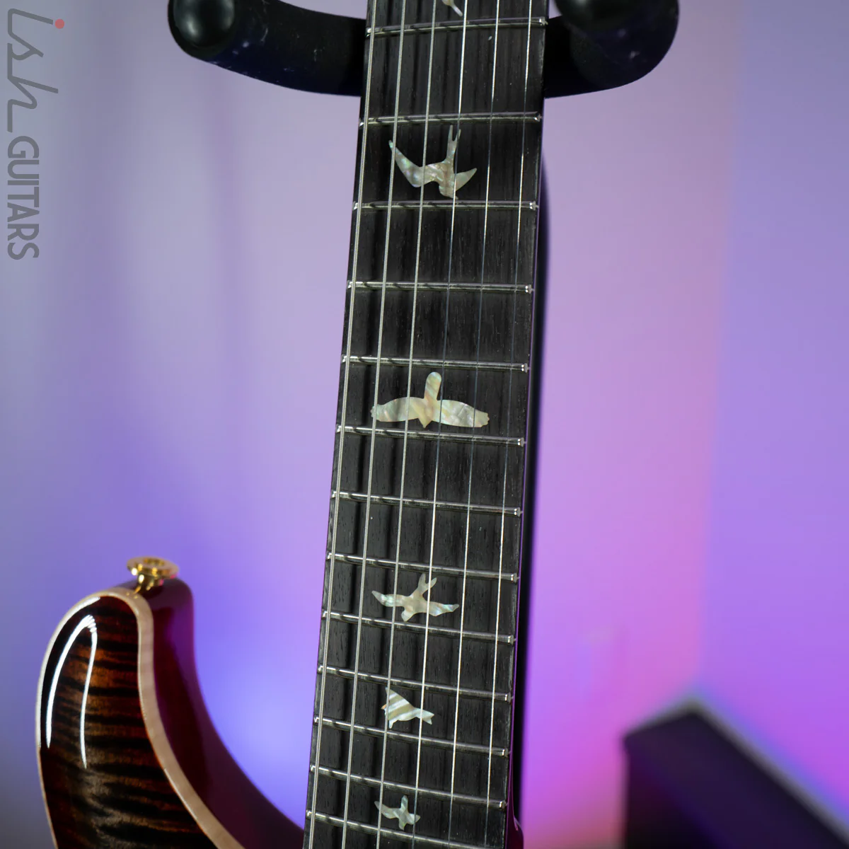 PRS Custom 24 35th Anniversary Charcoal Cherry Burst 10 Top - Image 6