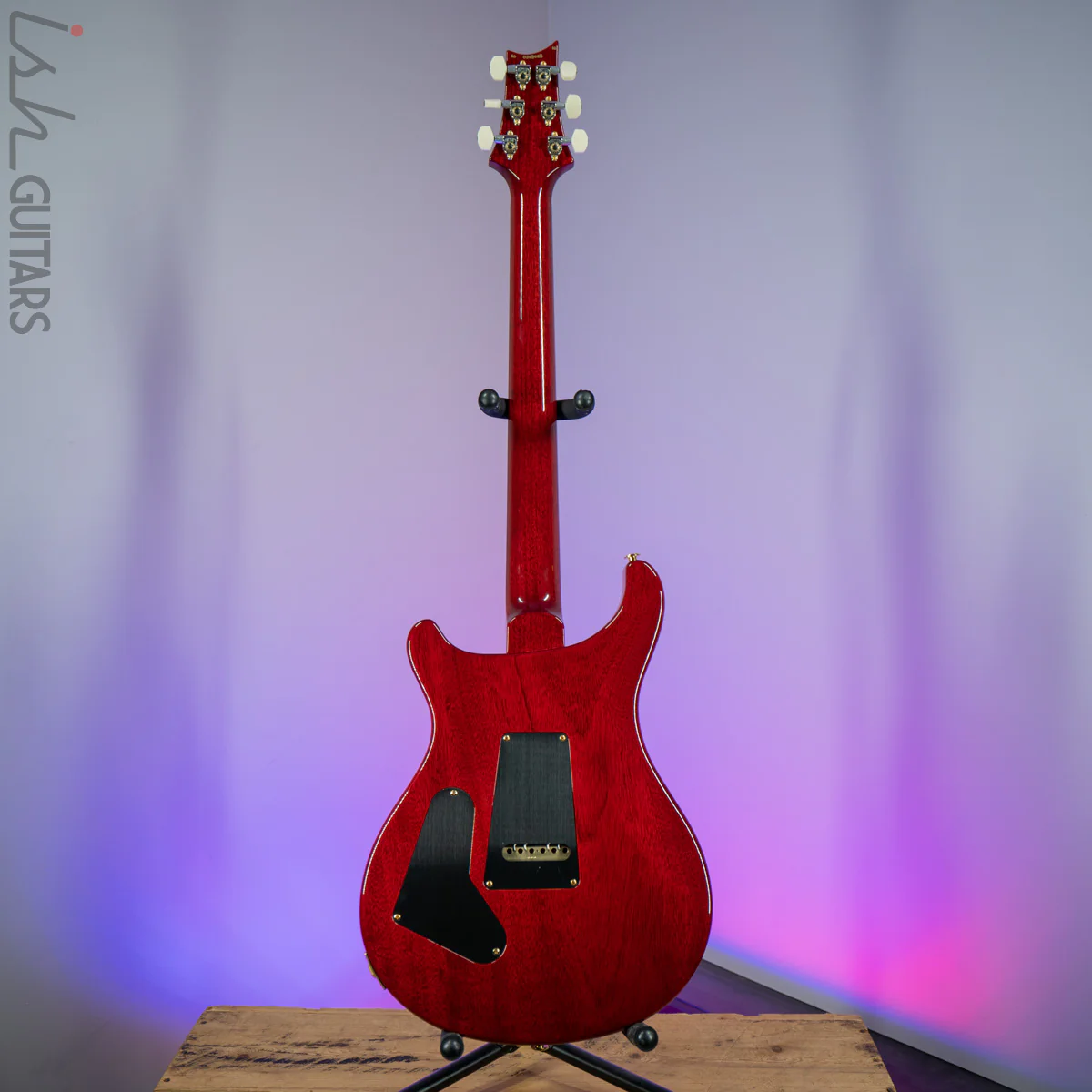 PRS Custom 24 35th Anniversary Charcoal Cherry Burst 10 Top - Image 8