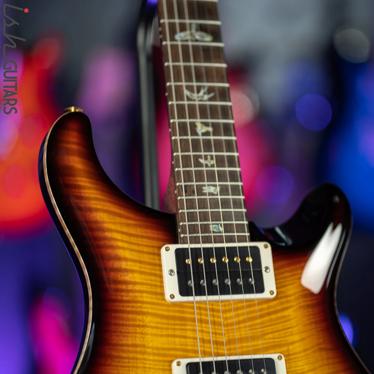 2018 PRS Custom 24 Artist Package Tri-Color Sunburst Rosewood Neck - Image 5
