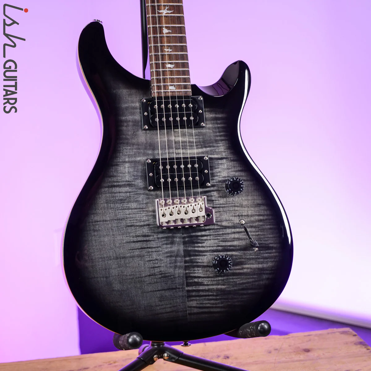 PRS SE Custom 24 Charcoal Burst