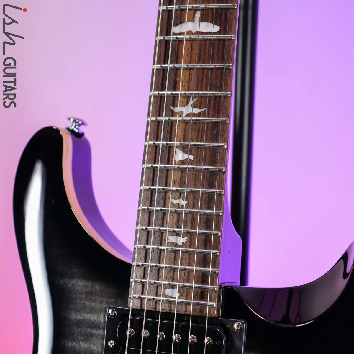 PRS SE Custom 24 Charcoal Burst - Image 6