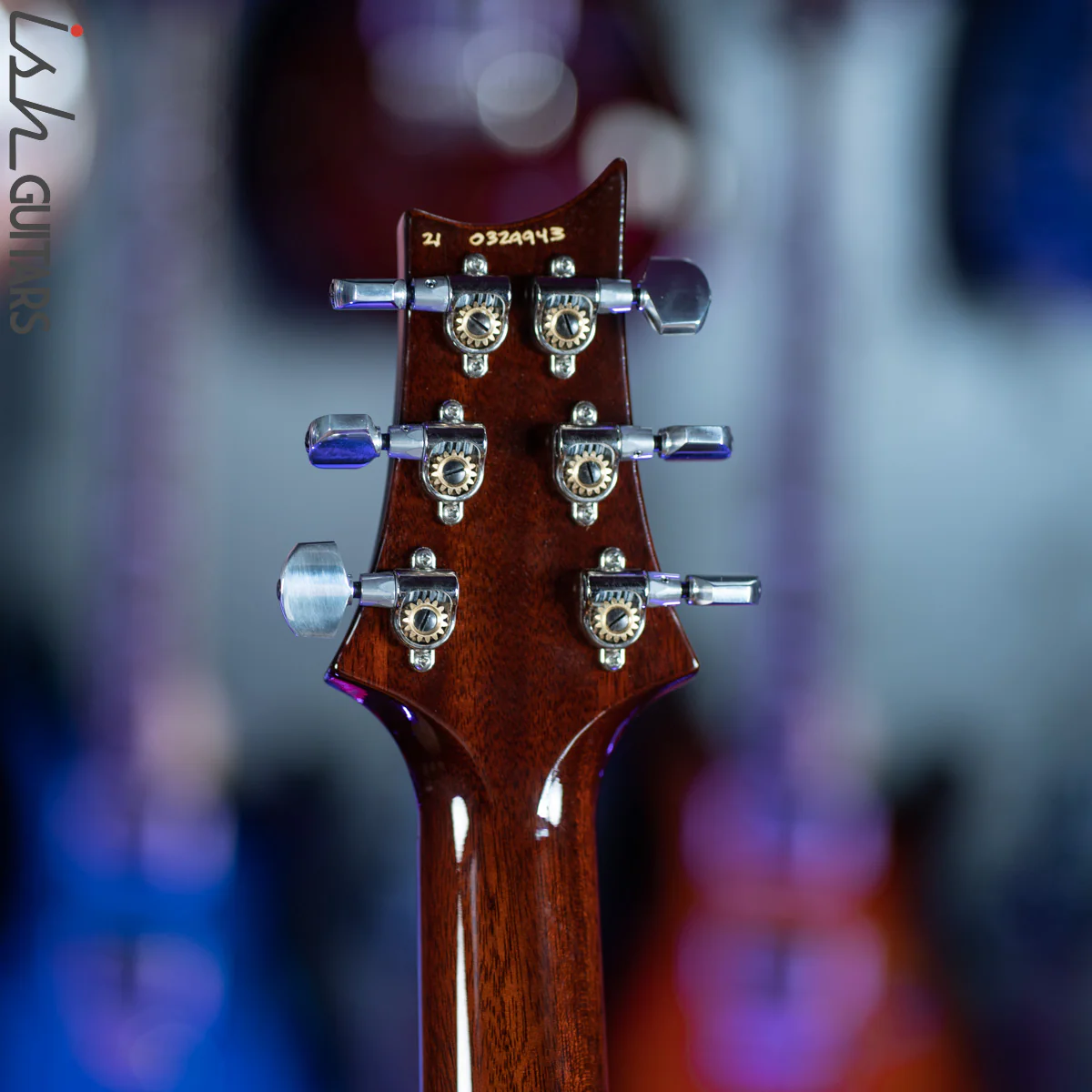 PRS Custom 24 Custom Color Black Gold Burst Electric Guitar - Image 9