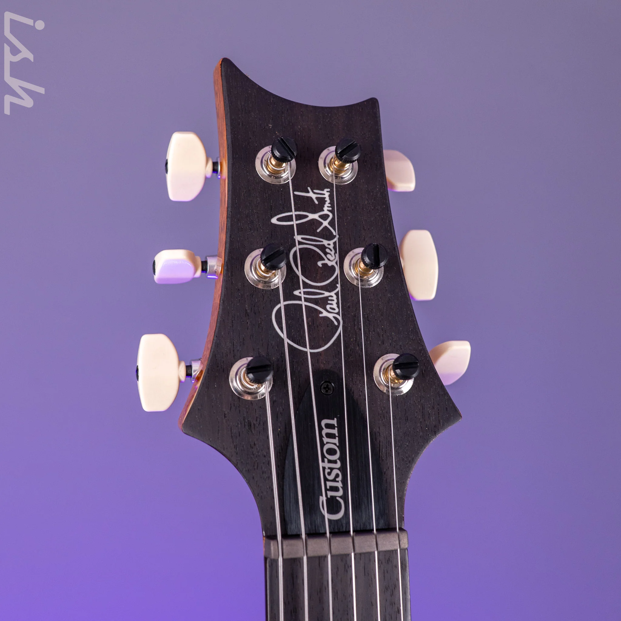 PRS Custom 24 Custom Color Charcoal Teal Microburst - Image 7