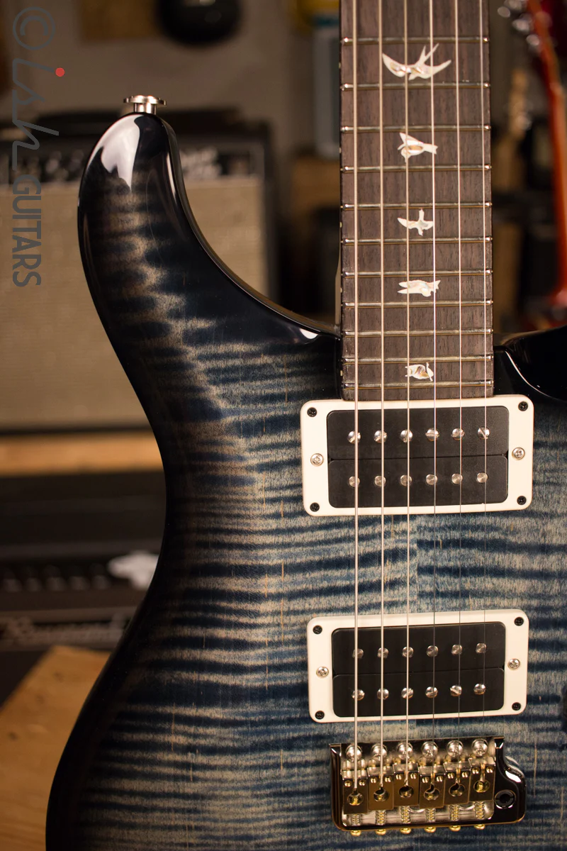 Paul Reed Smith PRS Custom 24 Custom Color Faded Whale Blue Smokewrap - Image 3