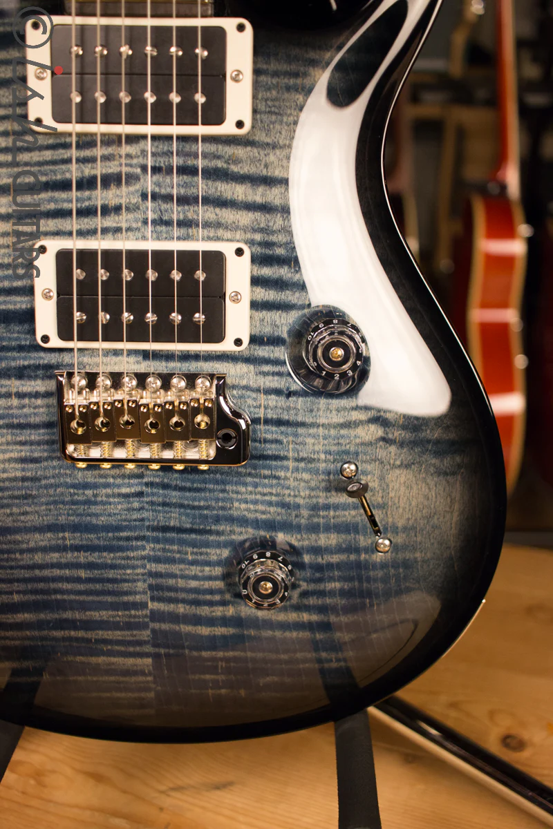 Paul Reed Smith PRS Custom 24 Custom Color Faded Whale Blue Smokewrap - Image 4