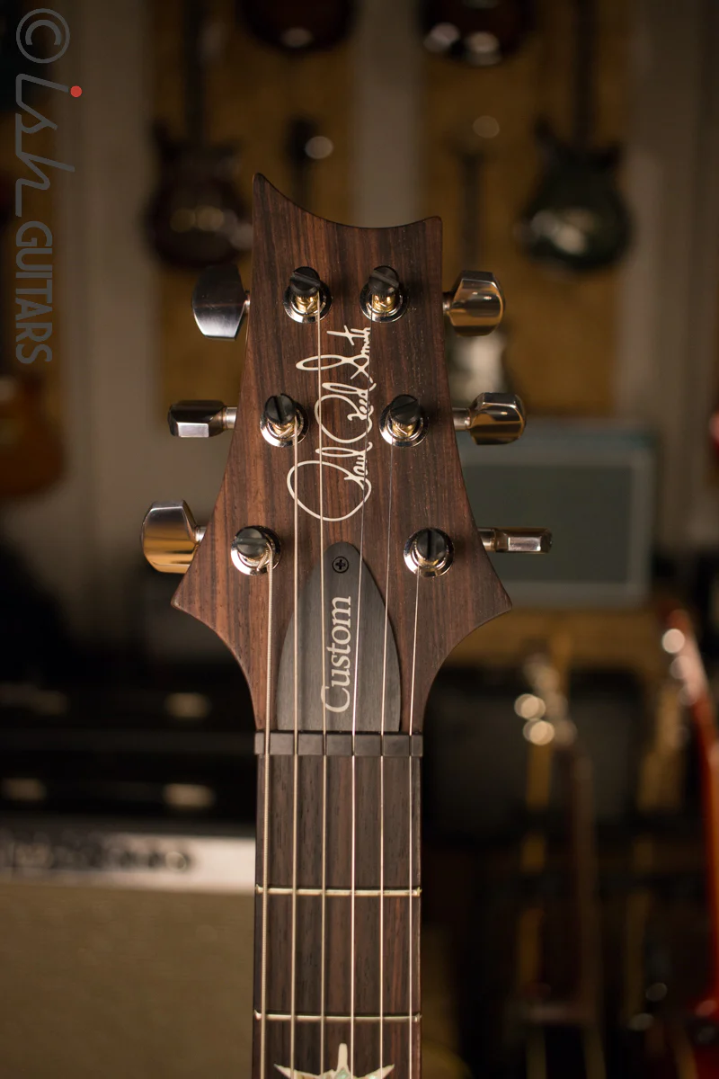 PRS Custom 24 Custom Color Matte Black Natural Back - Image 5