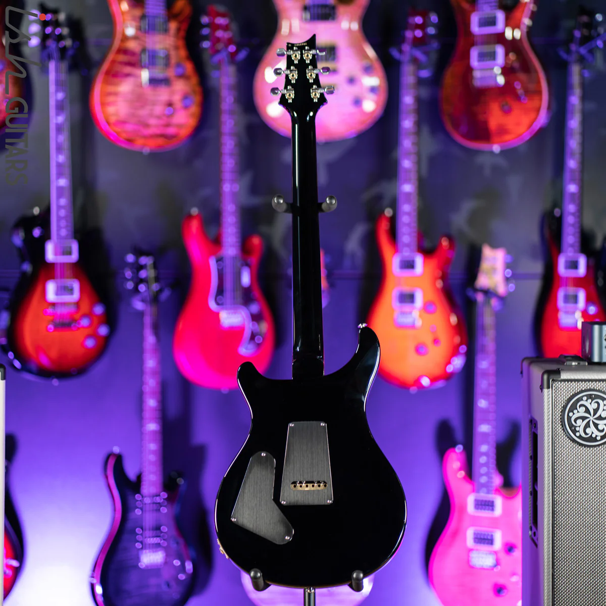 PRS Custom 24 Electric Guitar Fire Red Burst - Image 7
