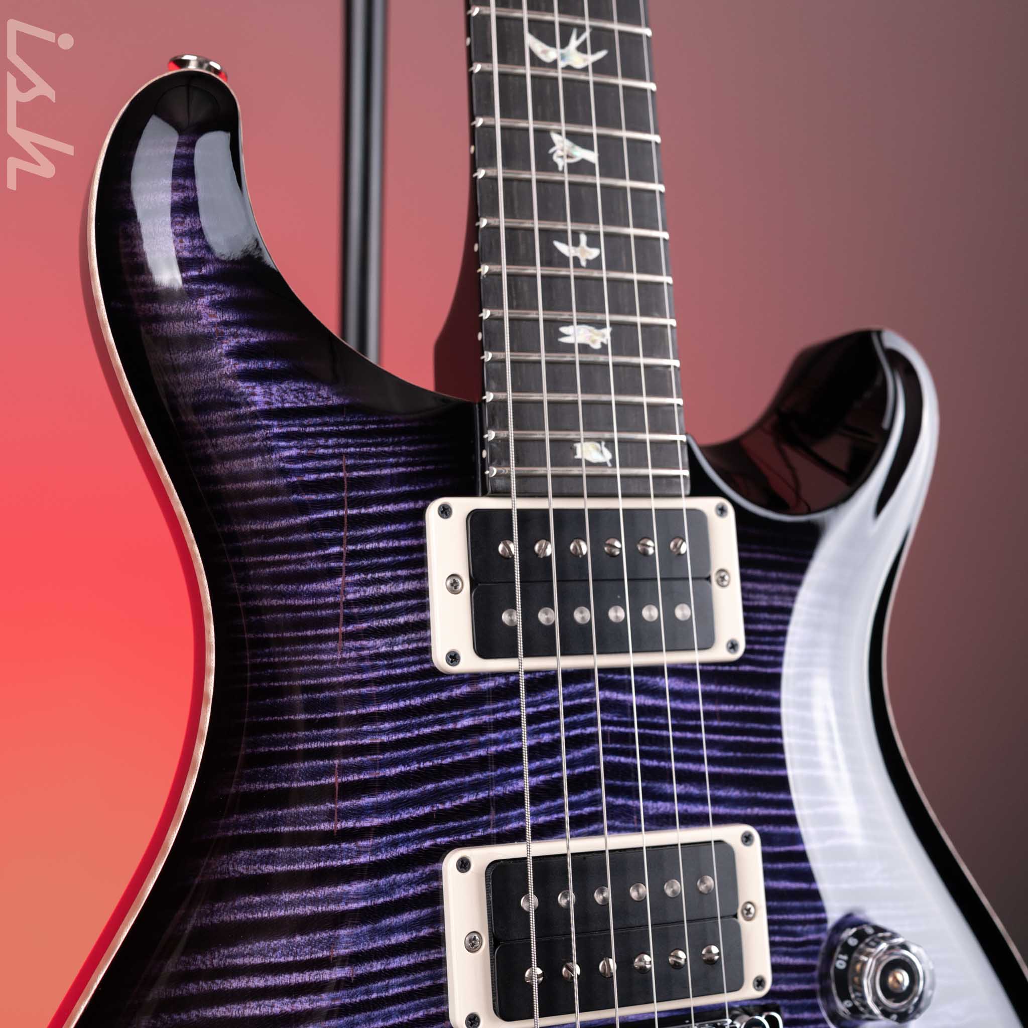 PRS Custom 24 Floyd Electric Guitar 10-Top Purple Mist - Image 3