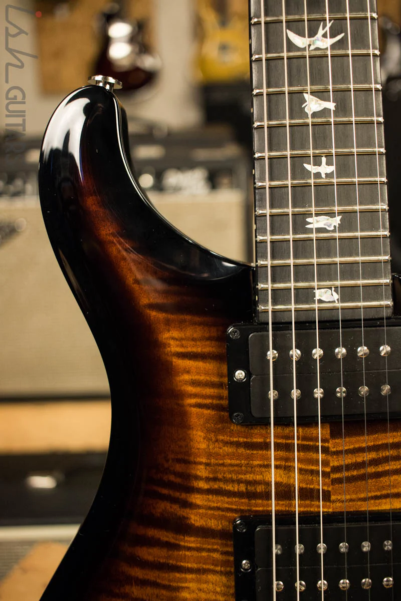 Paul Reed Smith PRS Custom 24 Floyd Rose Black Gold Burst Non 10 Top - Image 3