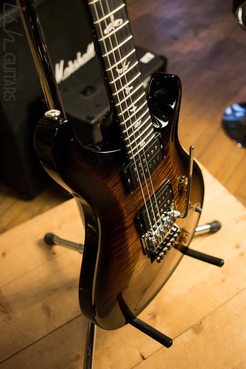Paul Reed Smith PRS Custom 24 Floyd Rose Black Gold Burst Non 10 Top - Image 6