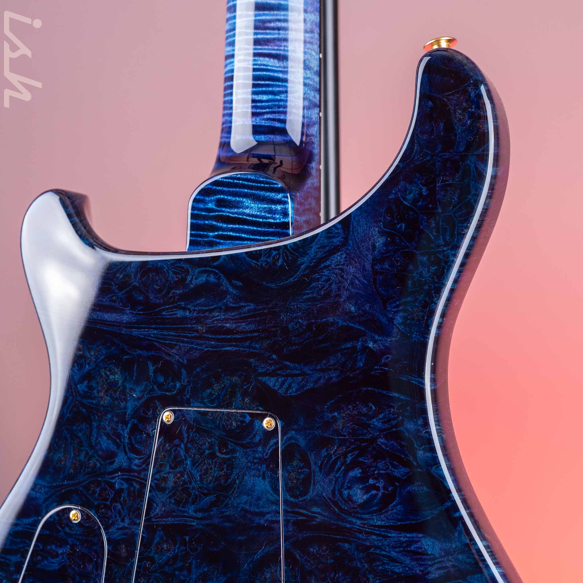 PRS Custom 24 Private Stock Aqua Violet Fade Burl - Image 9