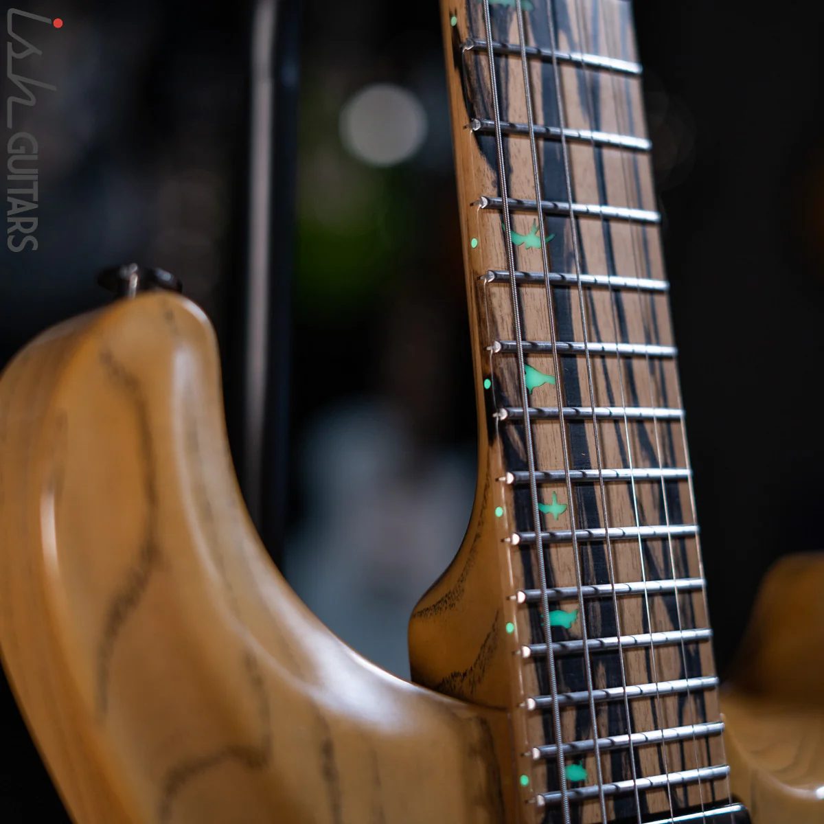 PRS Custom 24 Private Stock Pale #9000 Moon Ebony Swamp Ash - Image 12