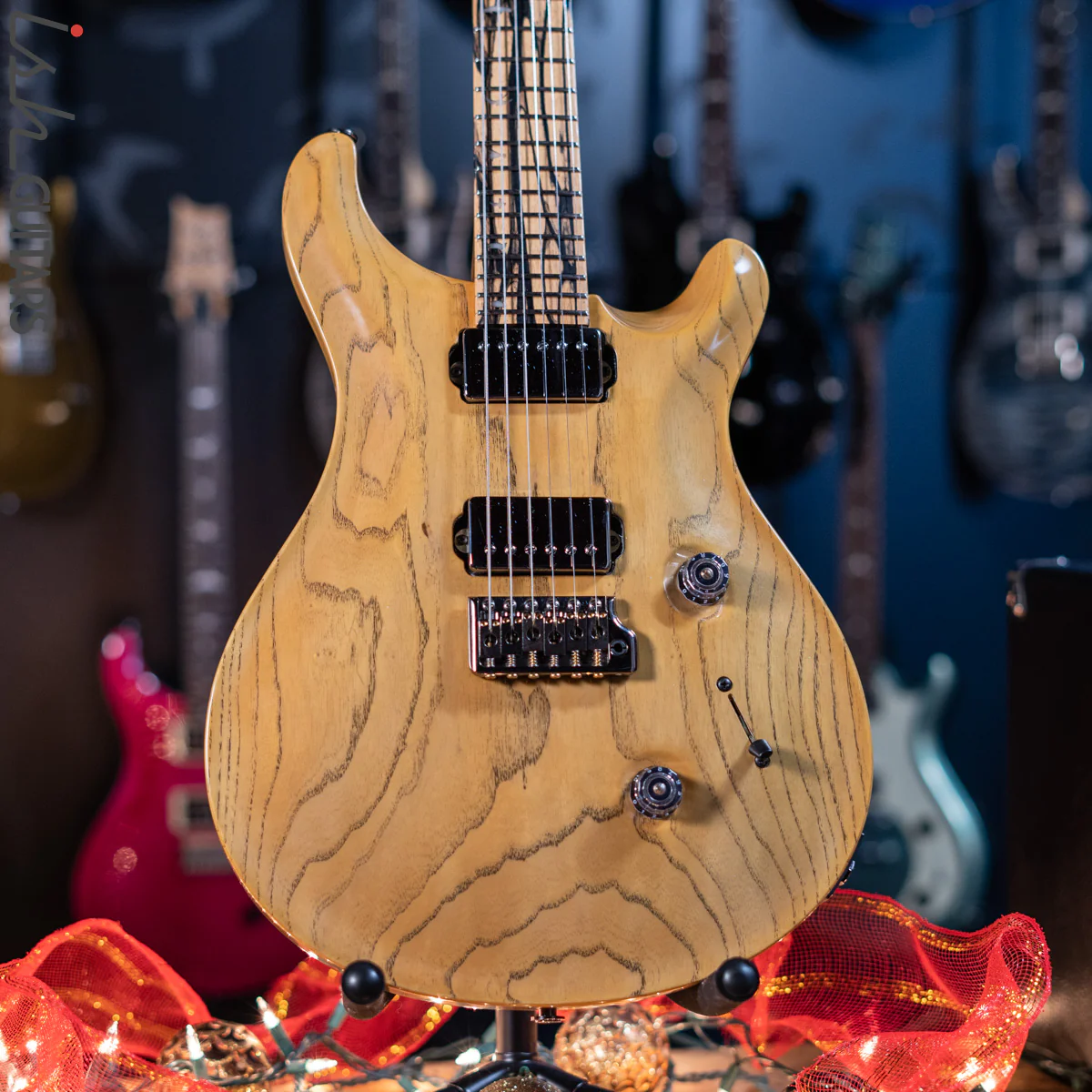 PRS Custom 24 Private Stock Pale #9000 Moon Ebony Swamp Ash - Image 2