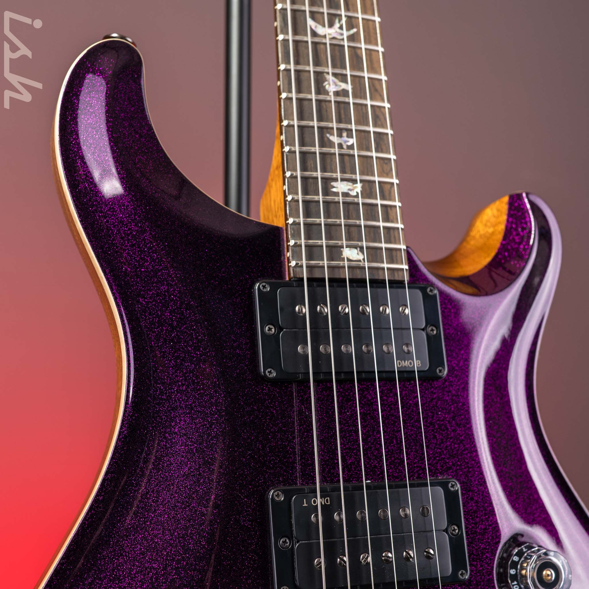 PRS Custom 24 Purple Hollowflake *Ziricote Fretboard* Demo - Image 4