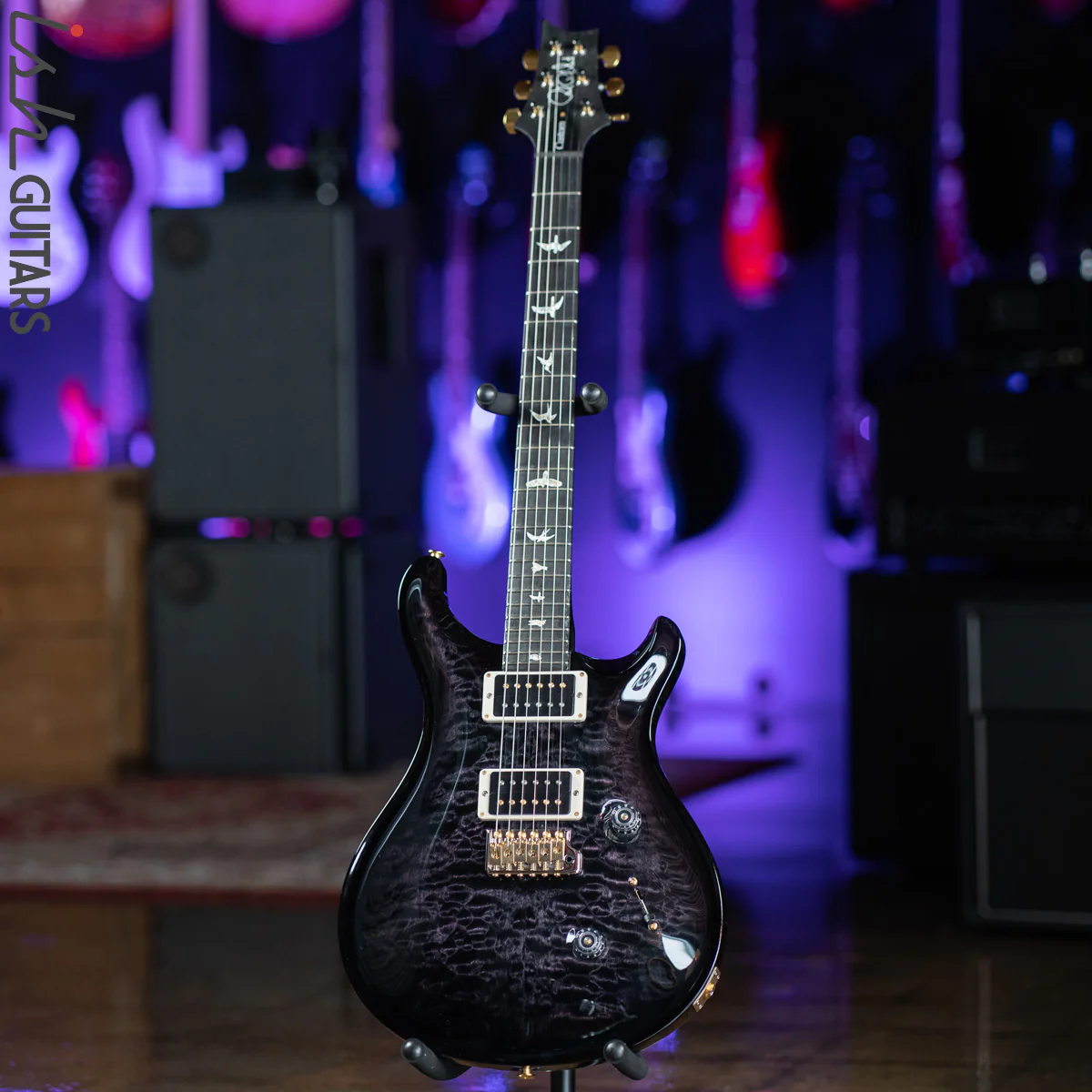 PRS Custom 24 Purple Mist Smokewrap 10 Top Quilt - Image 2