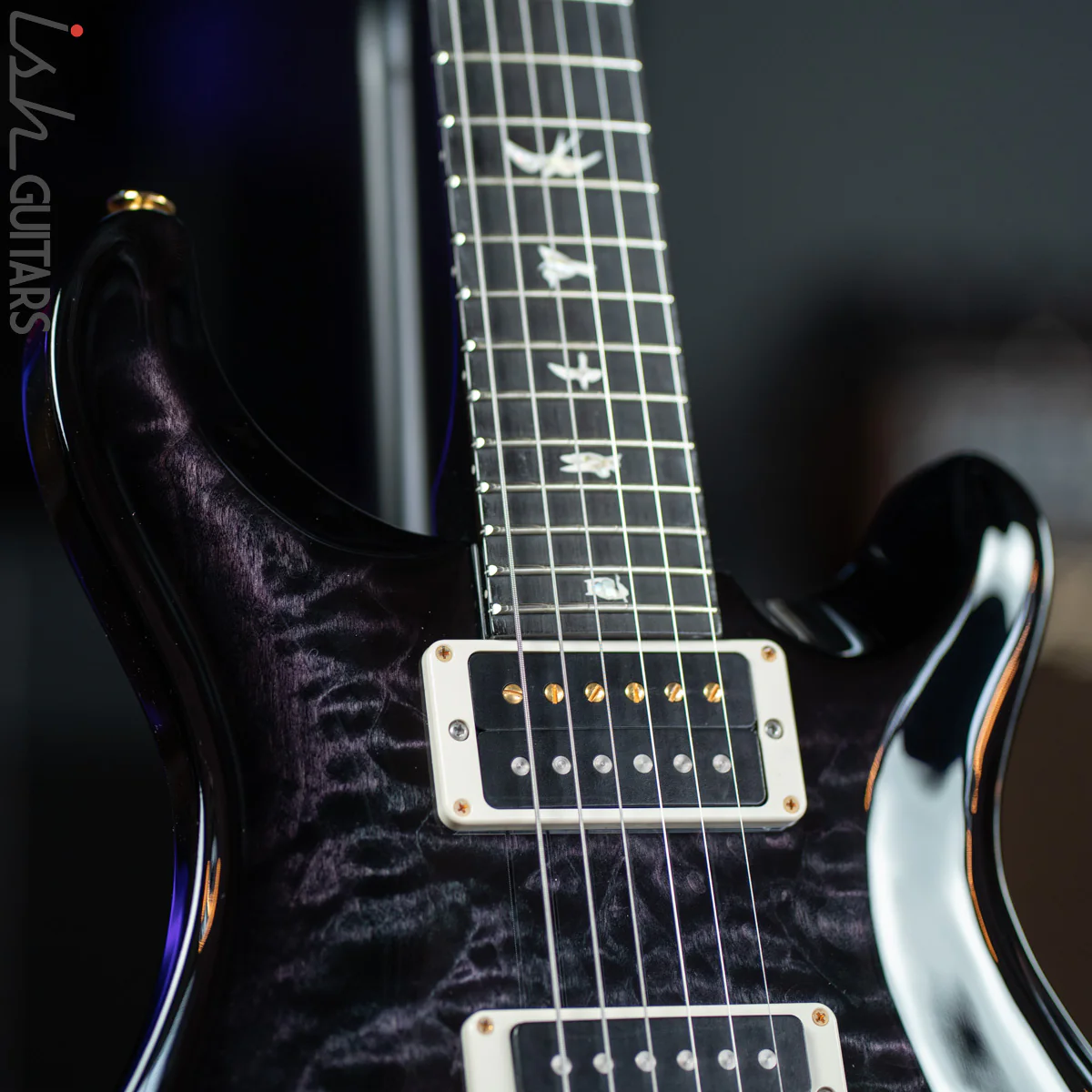 PRS Custom 24 Purple Mist Smokewrap 10 Top Quilt - Image 5