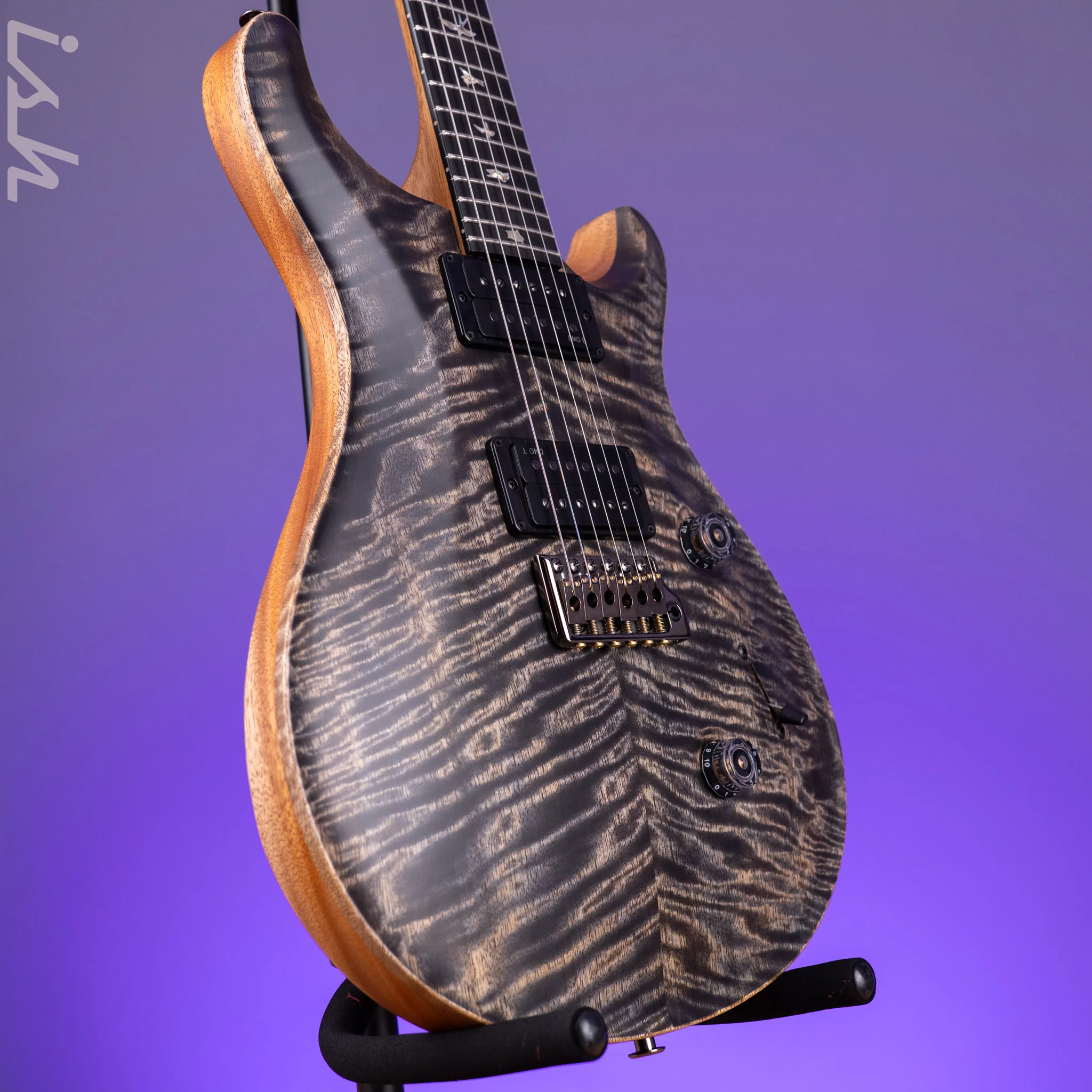 PRS Custom 24 Satin Limited Edition 40th Anniversary Charcoal - Image 3