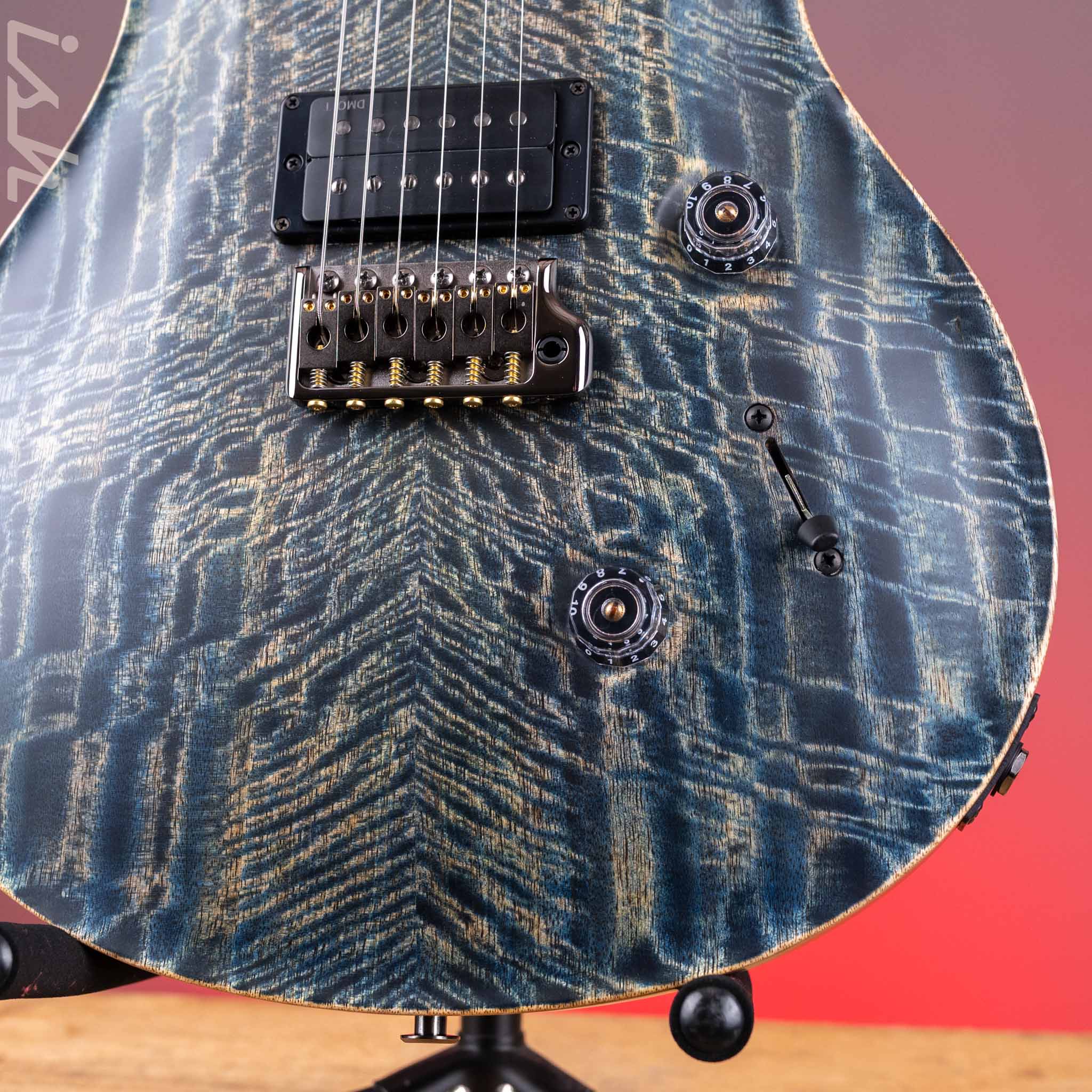 PRS Custom 24 Satin Limited Edition 40th Anniversary Faded Whale Blue - Image 5