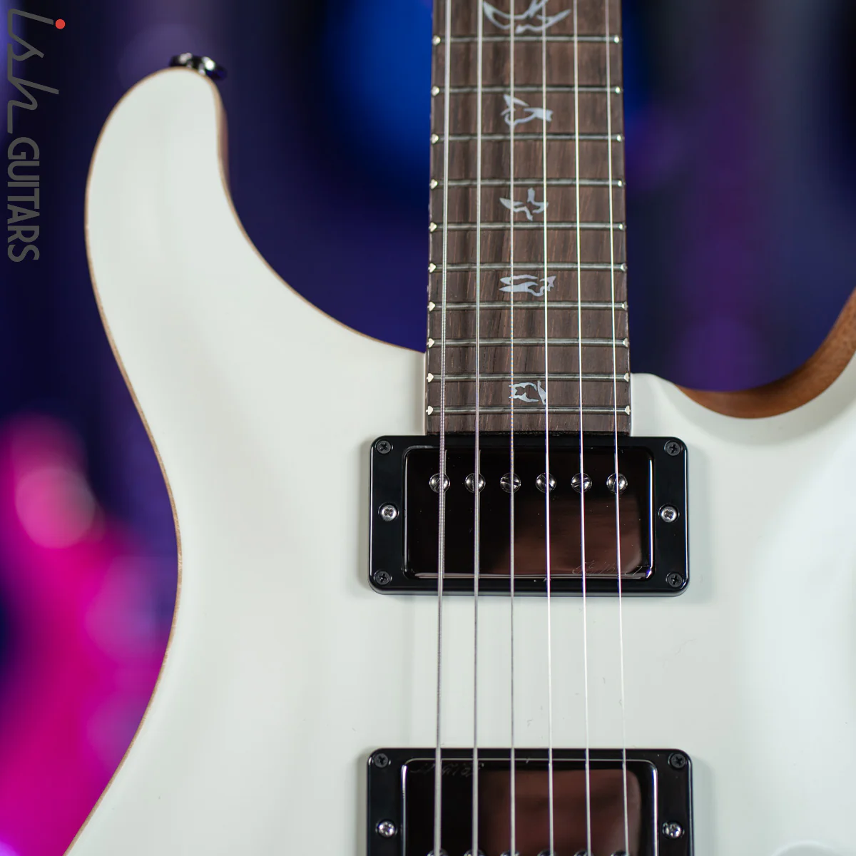 PRS Custom 24 Wood Library Antique White Opaque Satin - Image 3