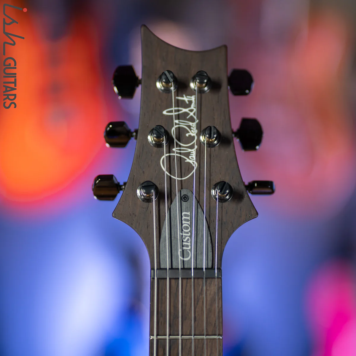 PRS Custom 24 Wood Library Aquabluex Purple Burst One Piece 10 Top Quilt Rosewood Neck - Image 6