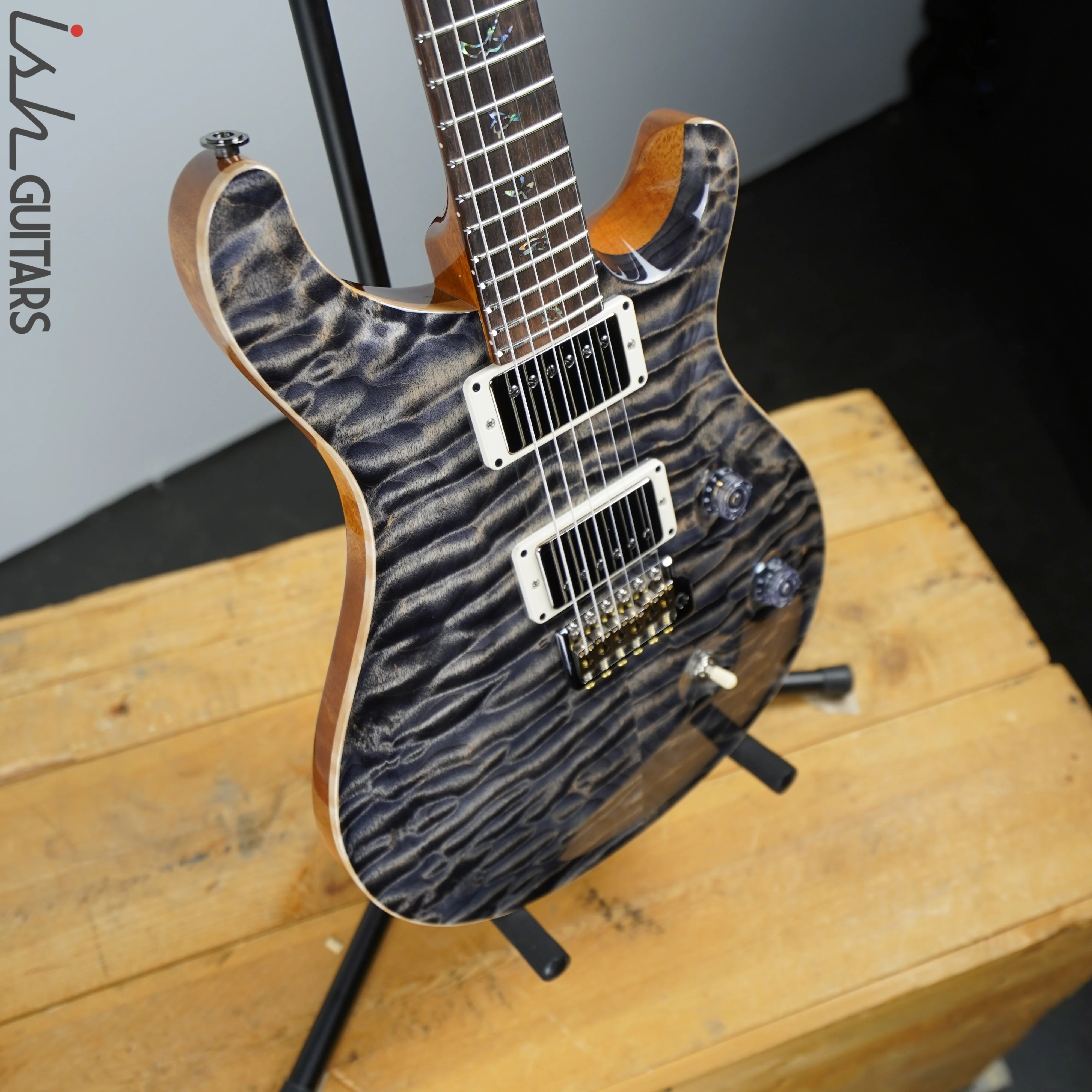PRS Custom 24 Wood Library Charcoal Brazilian Rosewood - Image 5