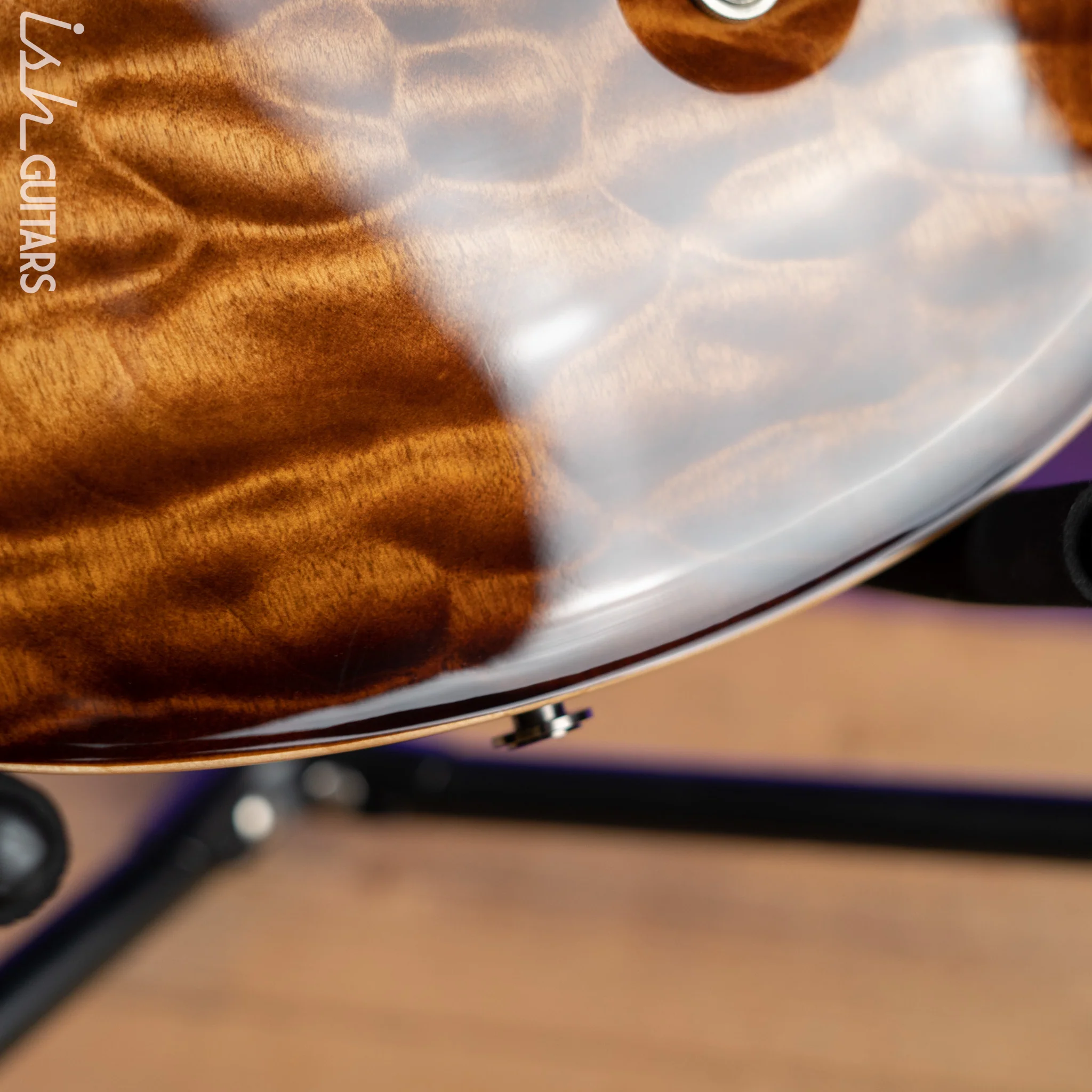 PRS Custom 24 Wood Library Copperhead Burst One Piece Quilt 10 Top - Image 9
