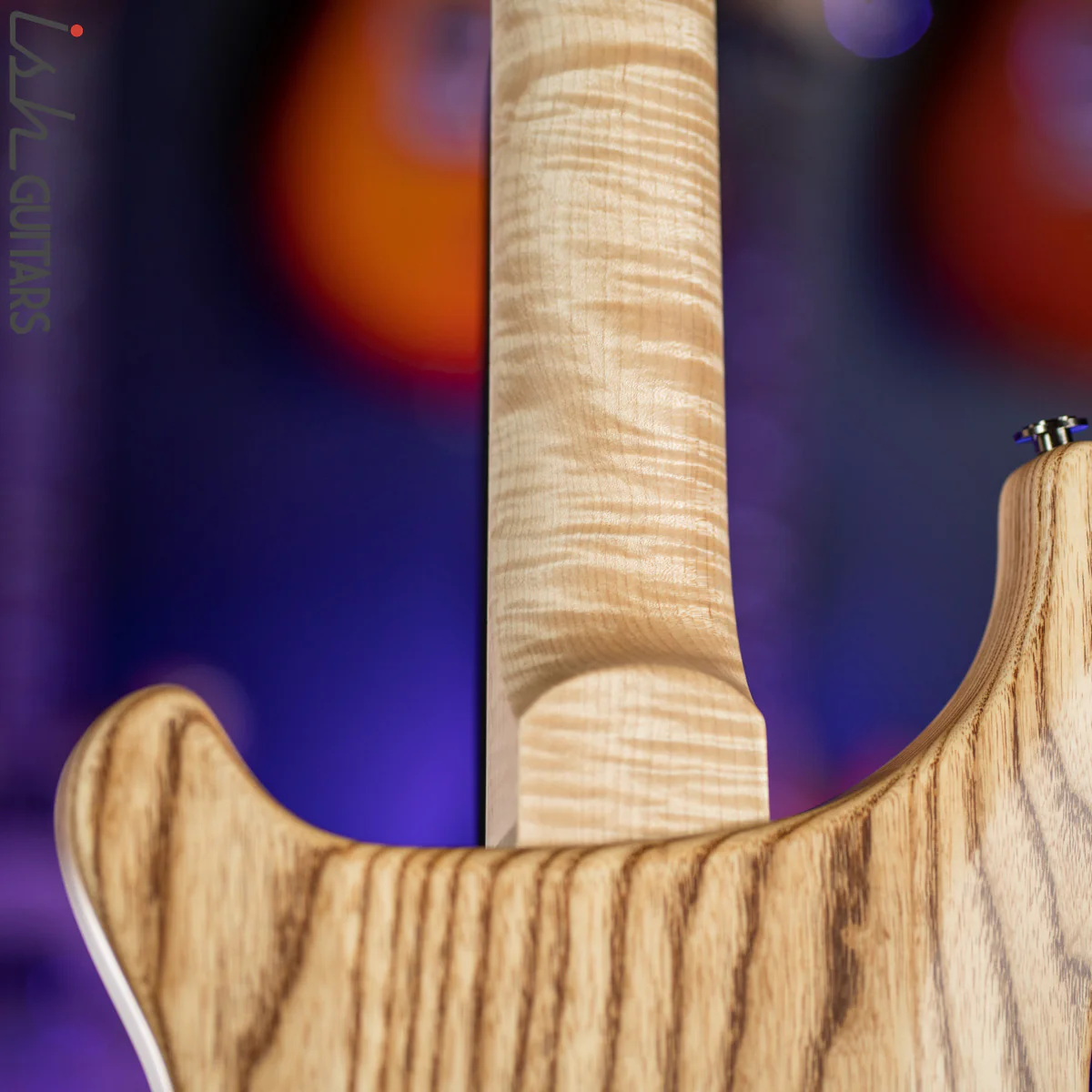 PRS Custom 24 Wood Library Frost Blue Opaque Satin Figured Maple - Image 11