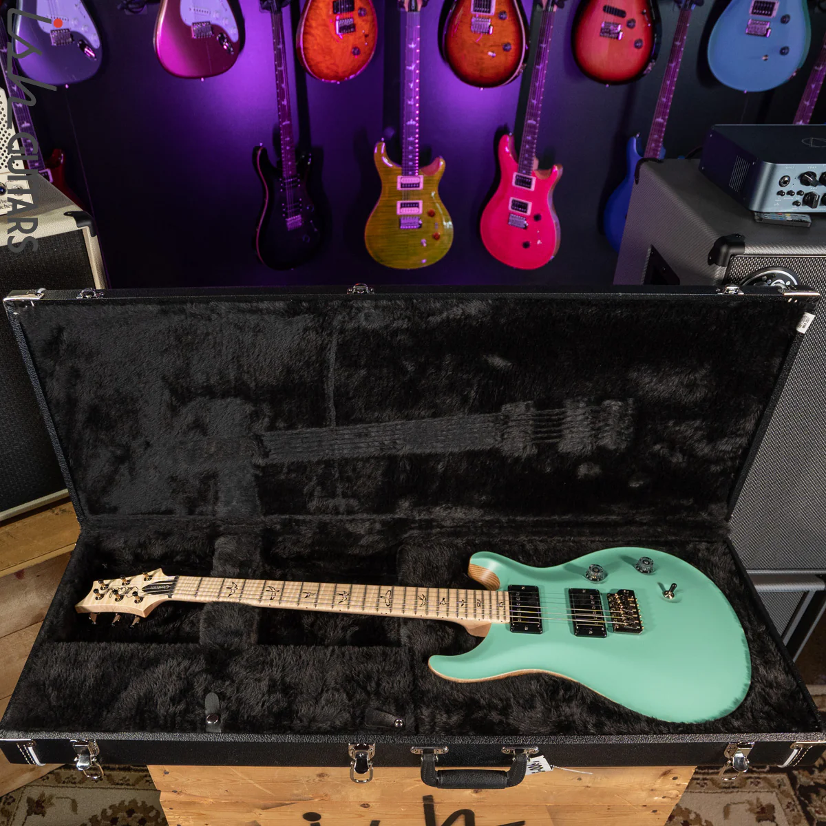 2021 PRS Custom 24 Wood Library Seafoam Green Opaque Satin - Image 12