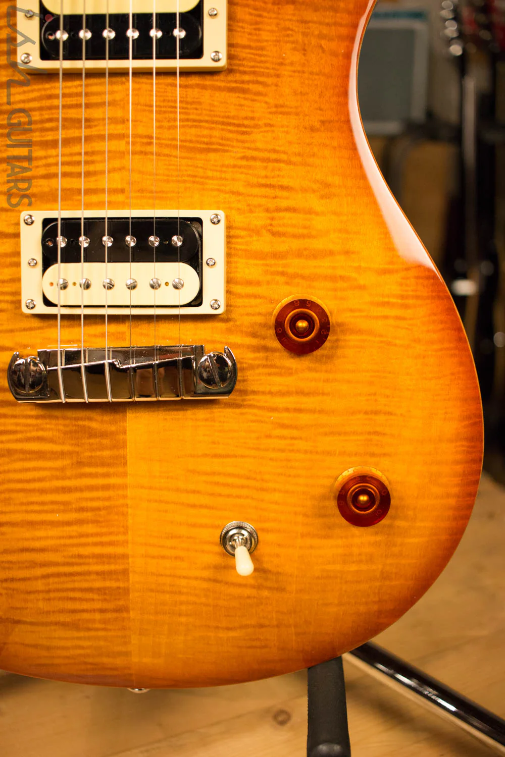 Paul Reed Smith PRS SE Custom 22 Semi-Hollow Vintage Sunburst - Image 4