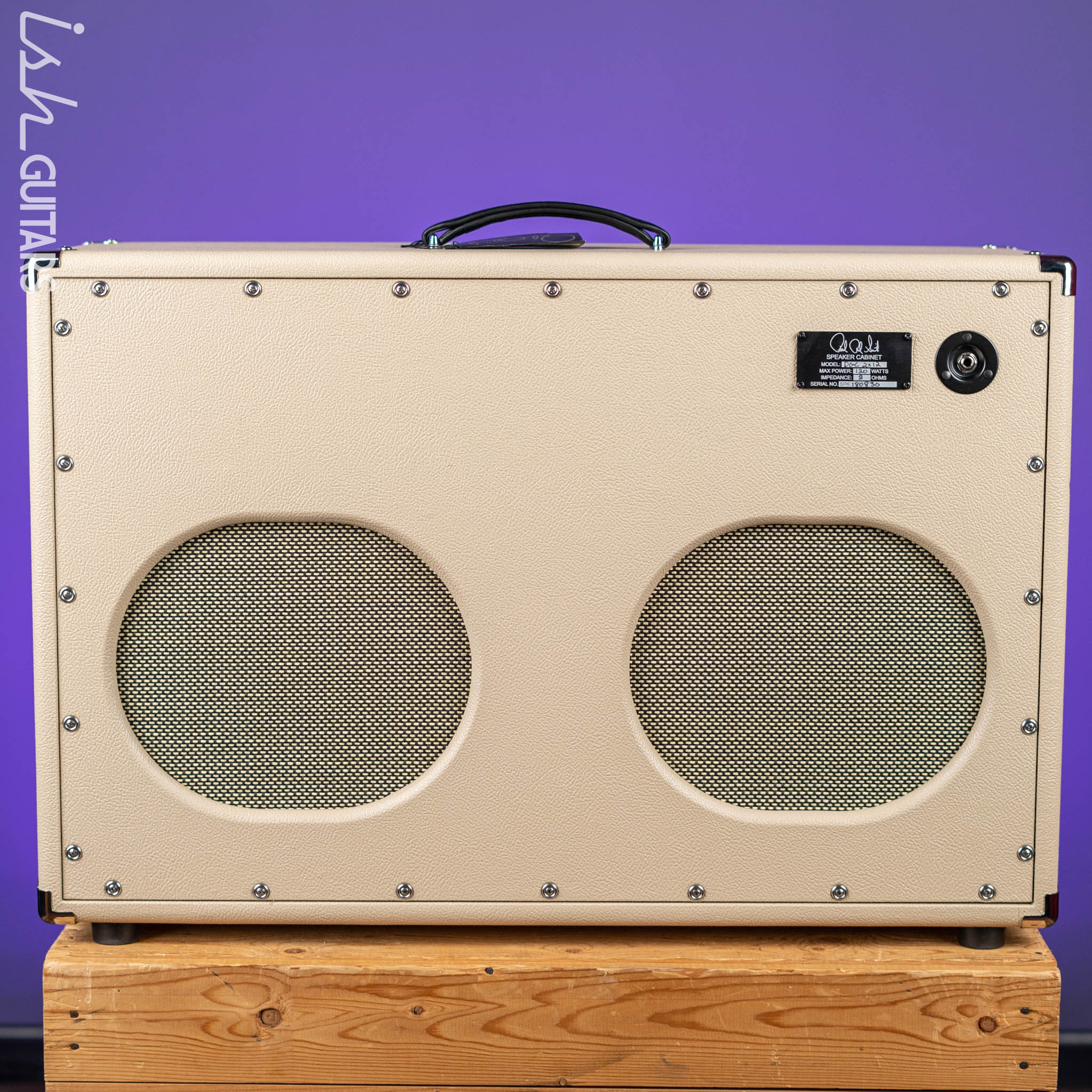 PRS David Grissom Royalty DG Custom 2x12 Guitar Cabinet Blonde/Vintage Cherry - Image 3