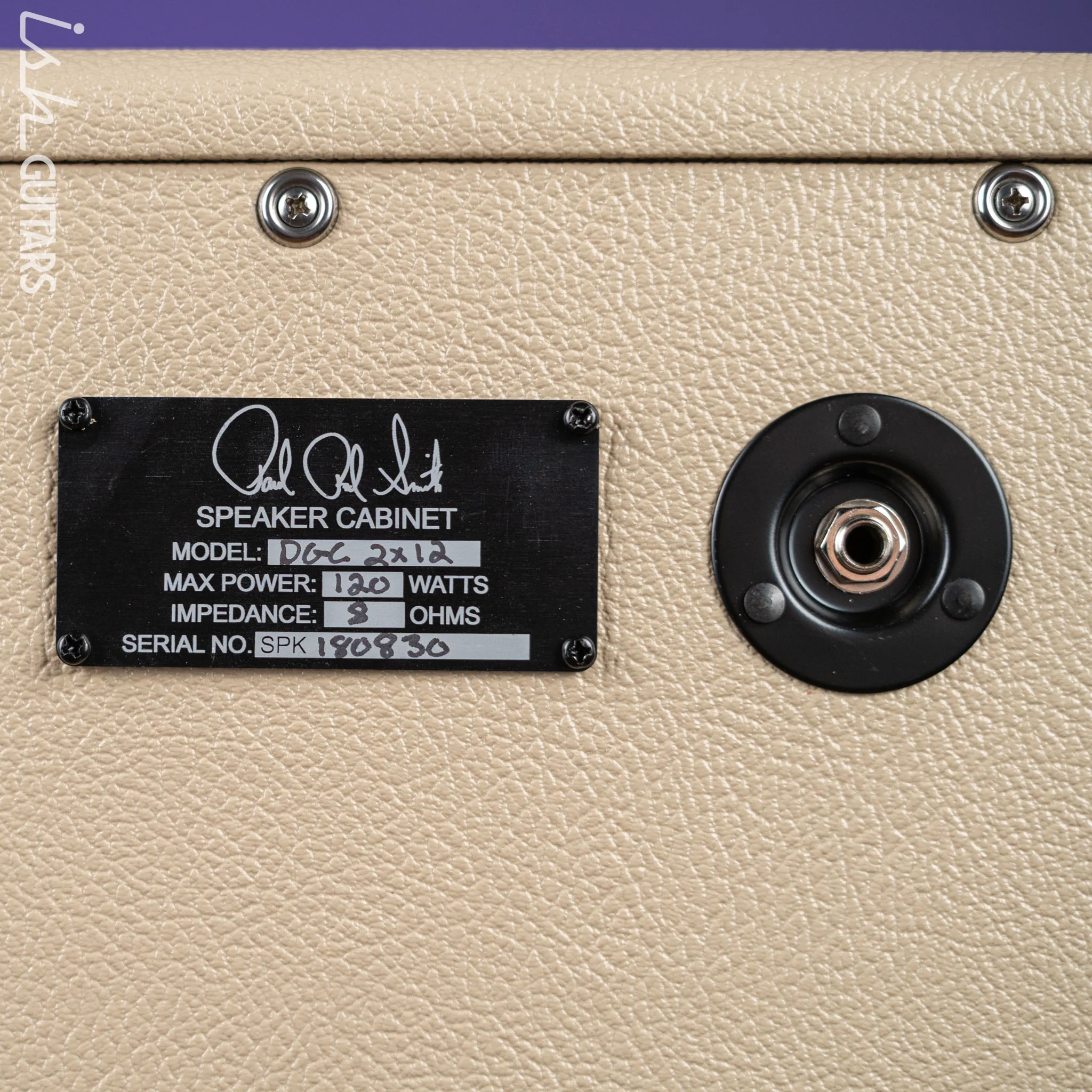 PRS David Grissom Royalty DG Custom 2x12 Guitar Cabinet Blonde/Vintage Cherry - Image 5