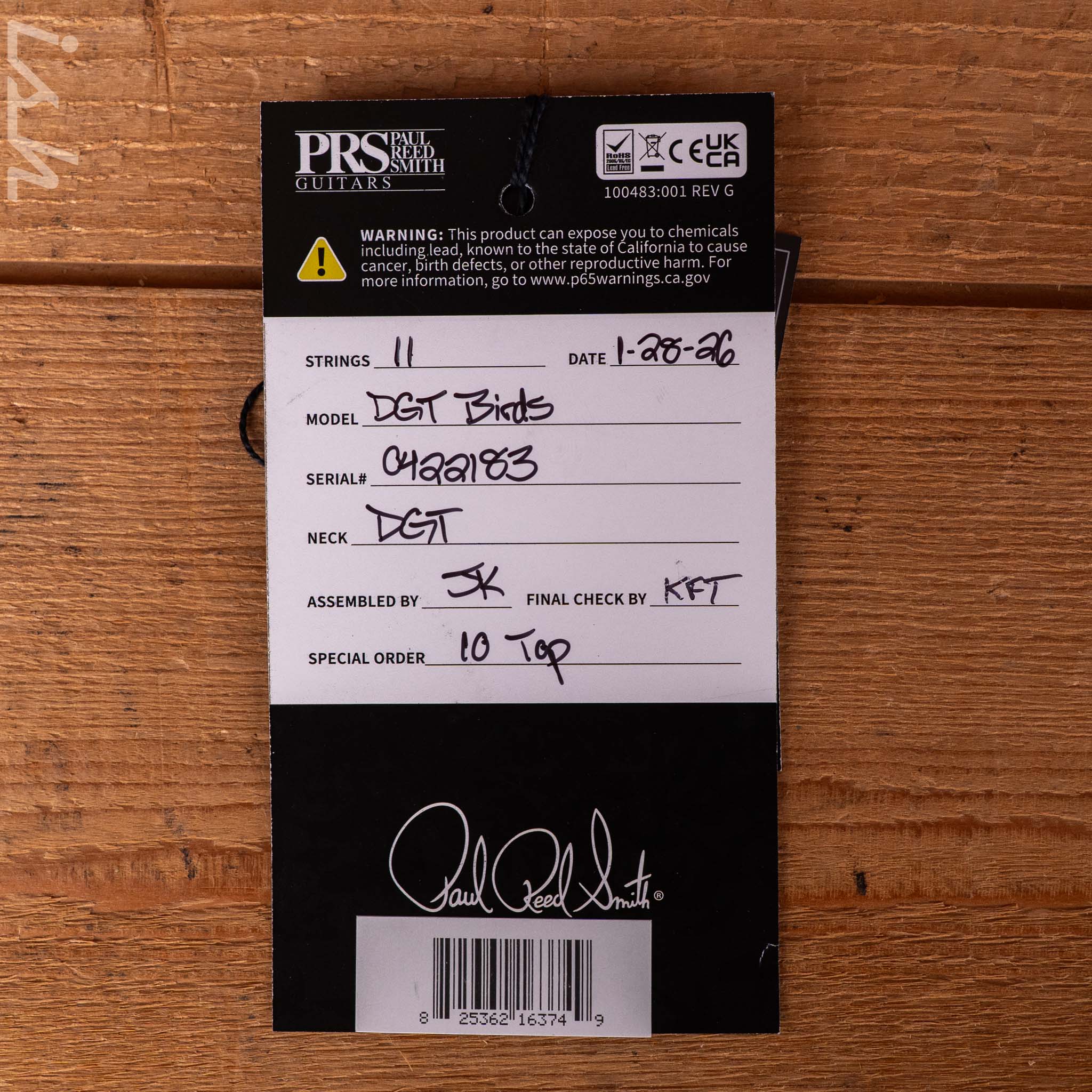 PRS DGT 10-Top Faded Blue Jean - Image 13
