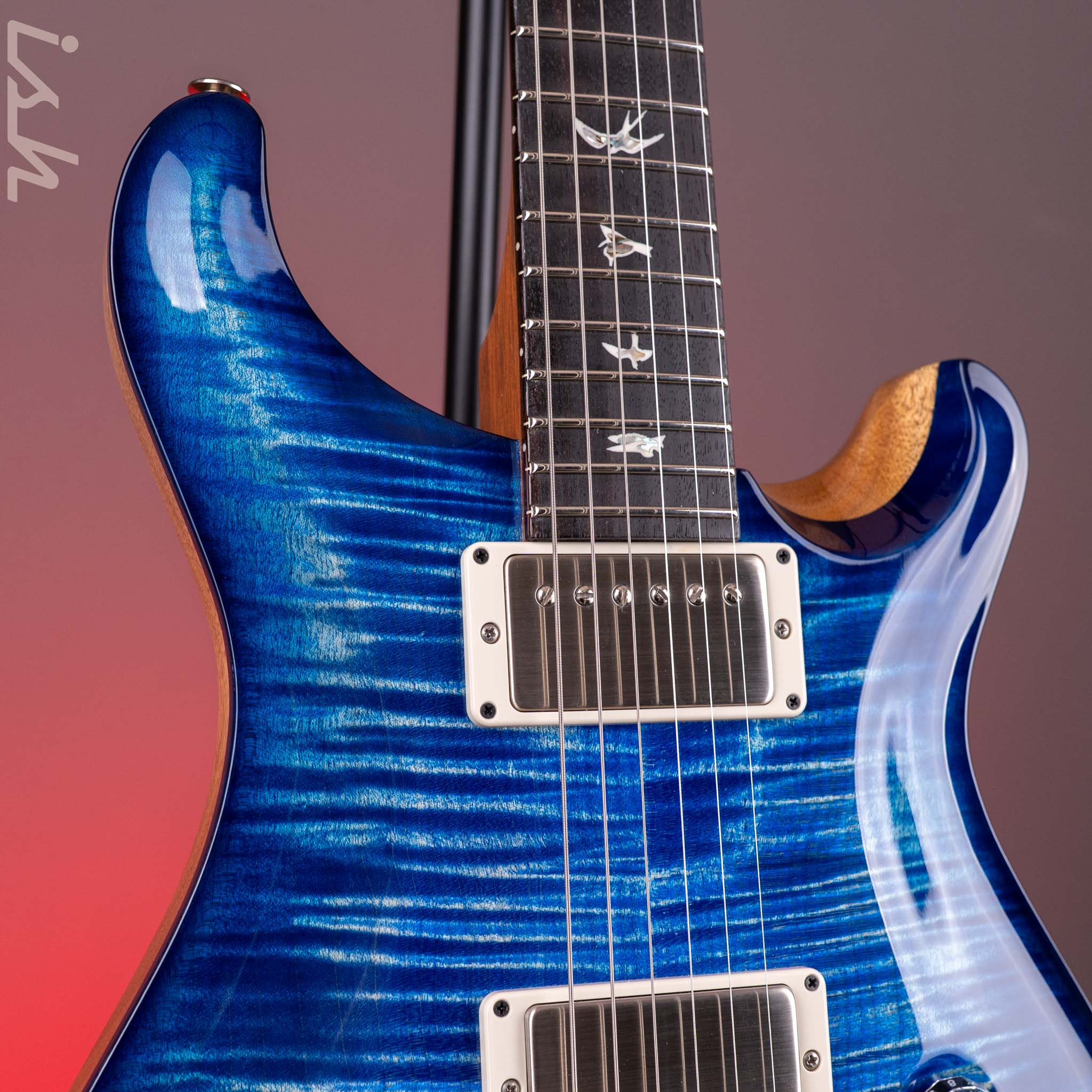 PRS DGT Birds Custom Finish Blue Demo - Image 4