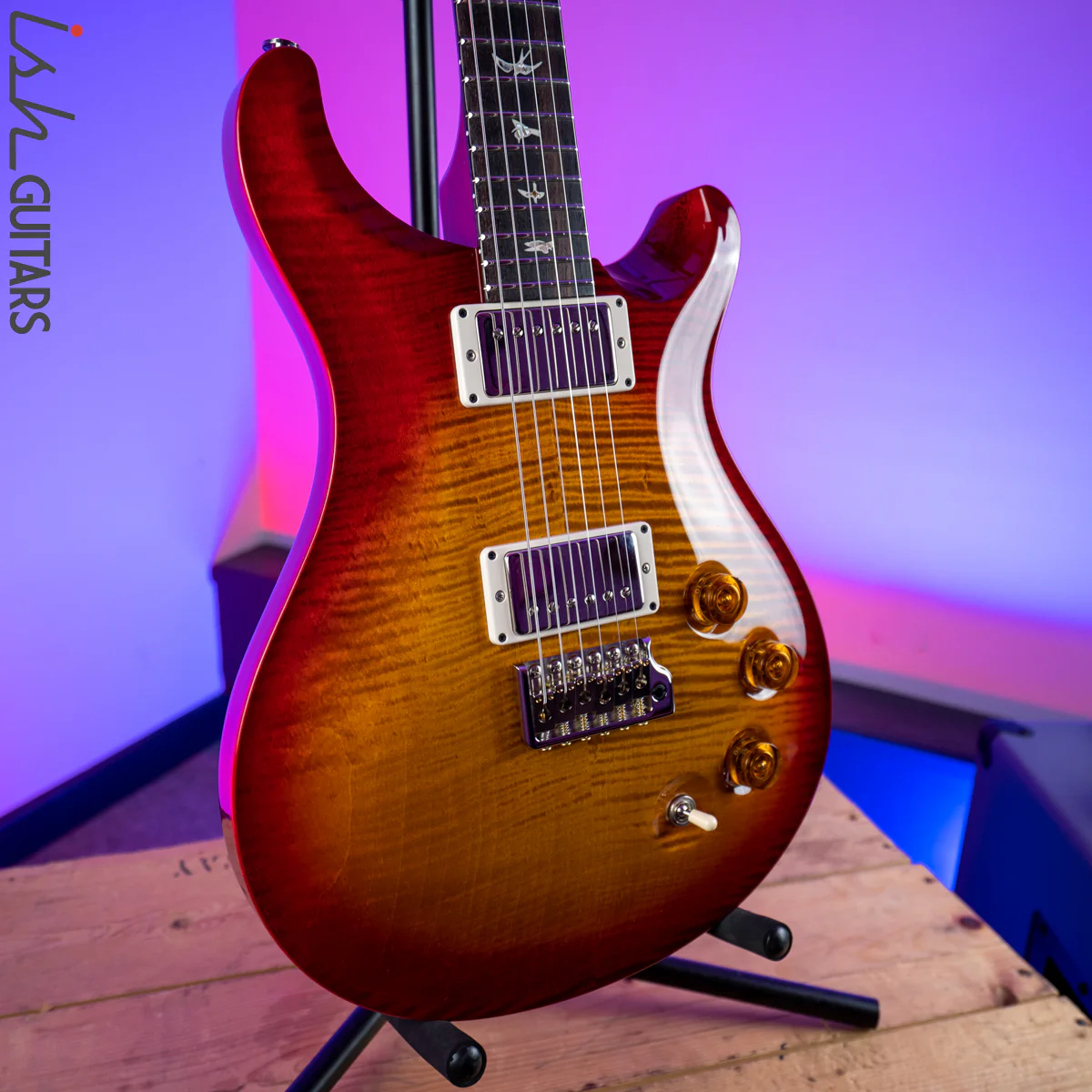 PRS DGT Dark Cherry Burst Wrap w/Birds - Image 5