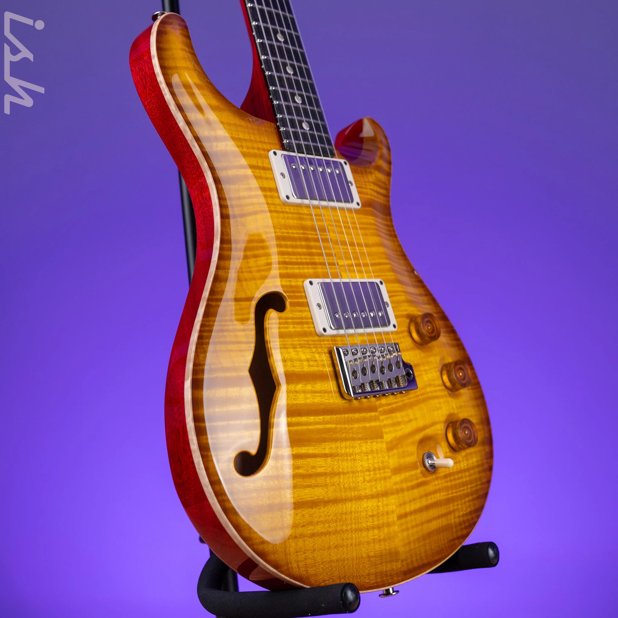 PRS DGT Semi Hollow McCarty Sunburst Limited Edition 1 of 200 - Image 3