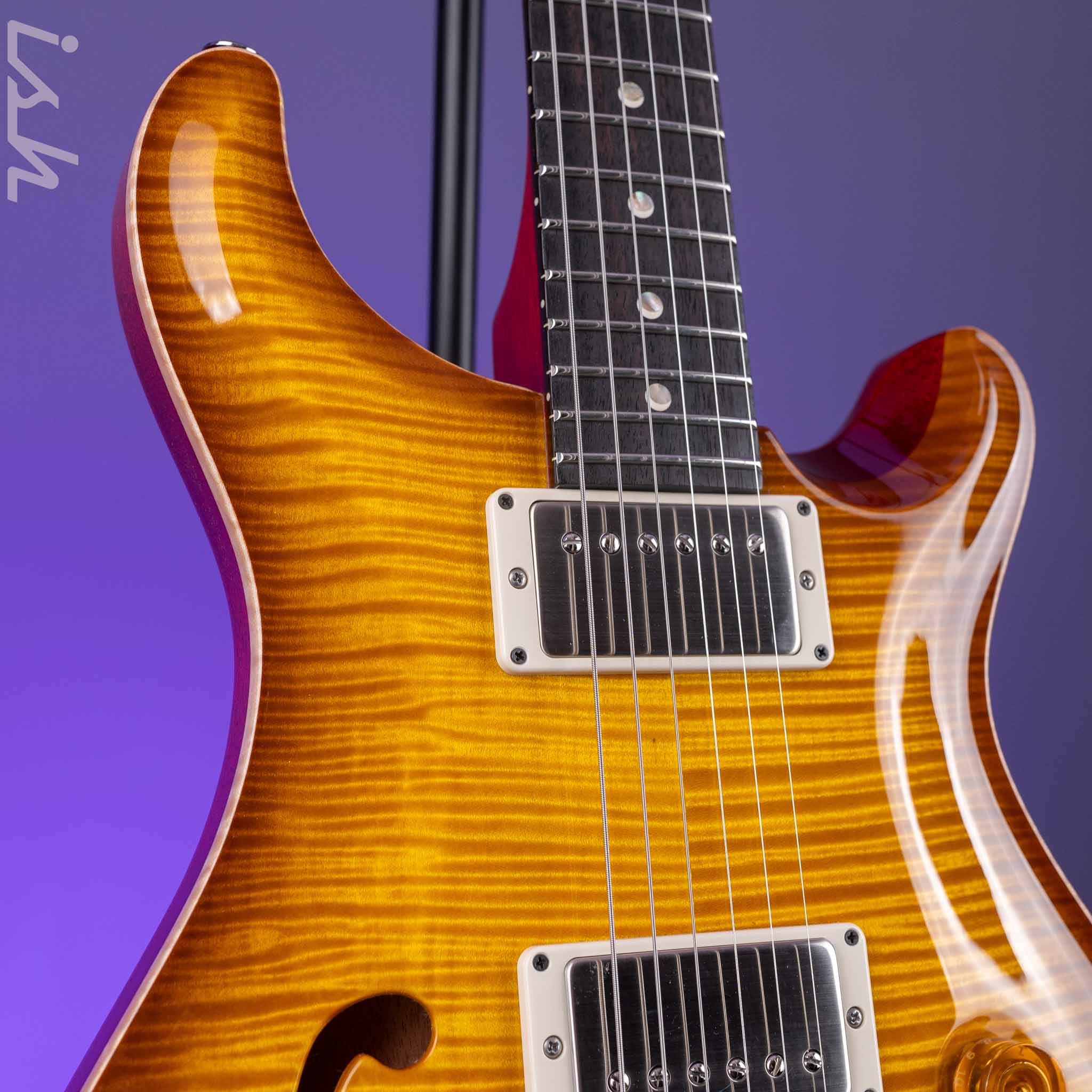 PRS DGT Semi Hollow McCarty Sunburst Limited Edition 1 of 200 - Image 3