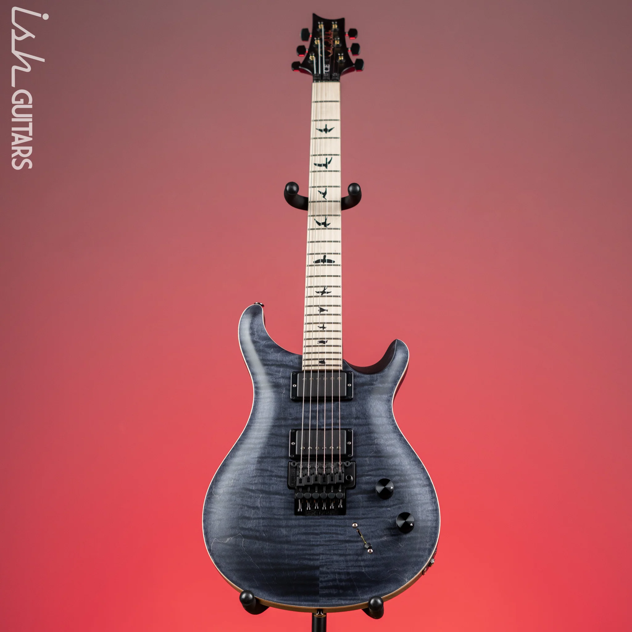 PRS Dustie Waring Signature CE 24 Floyd Gray Black Satin Nitro - Image 2