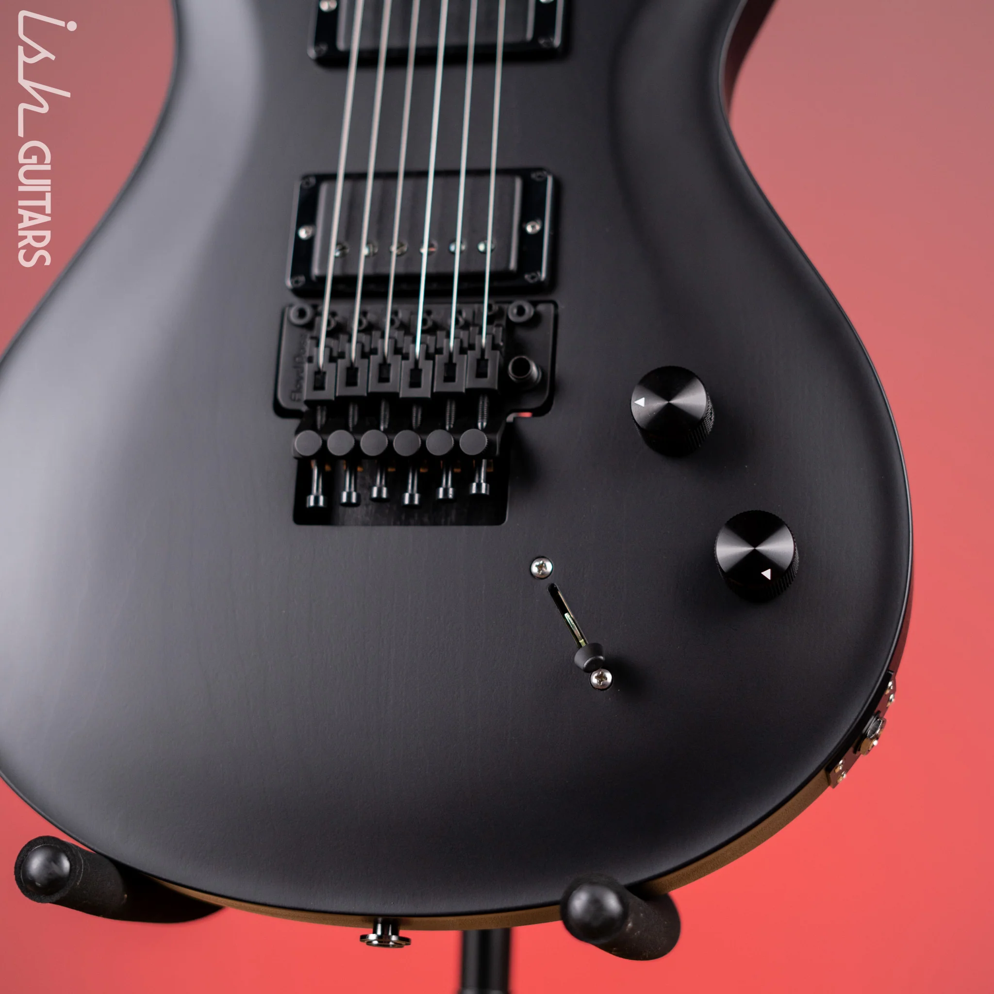 PRS Dustie Waring Signature CE 24 Floyd Satin Black Custom Binding - Image 4