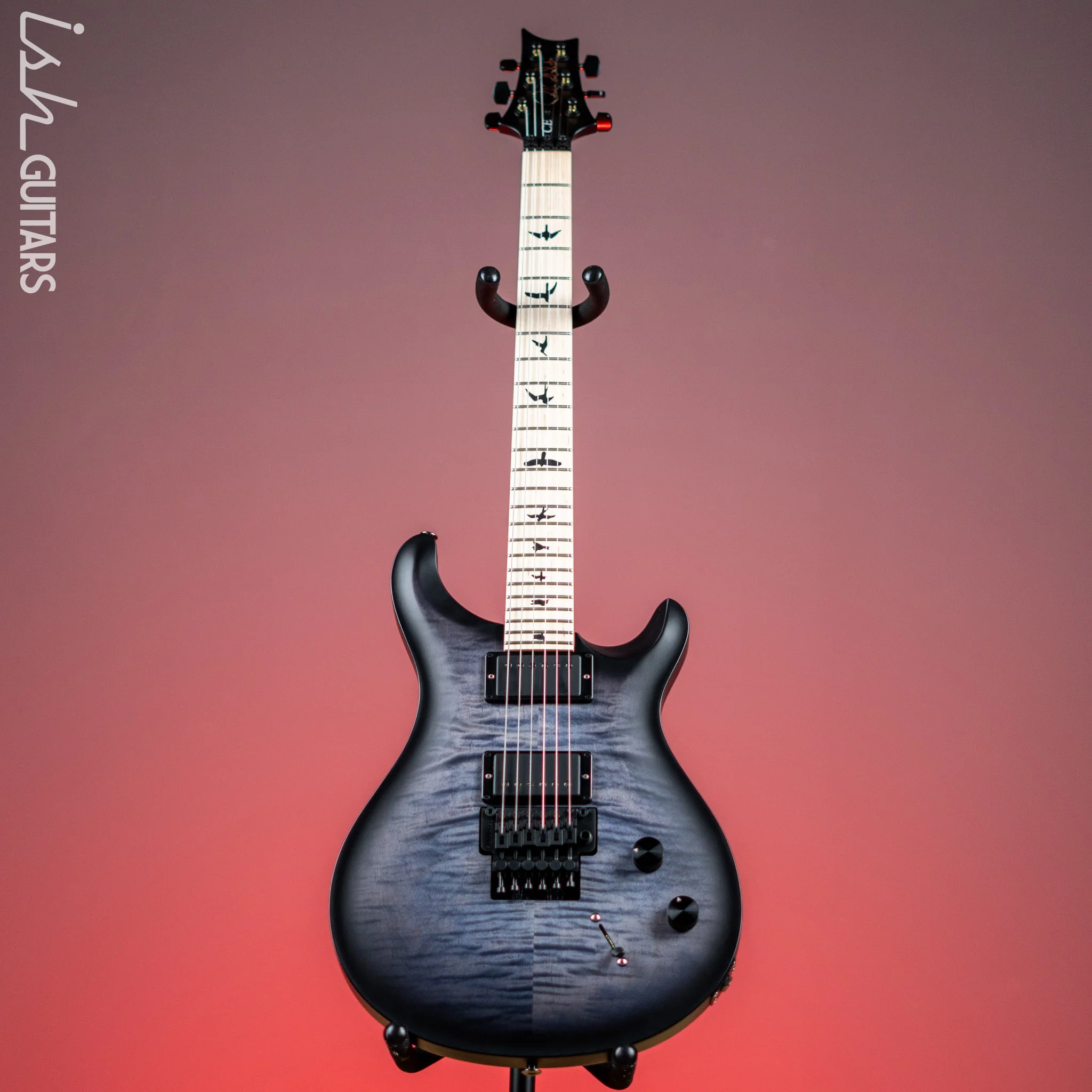 PRS Dustie Waring Signature CE 24 Floyd Satin Faded Blue Smokewrap - Image 2