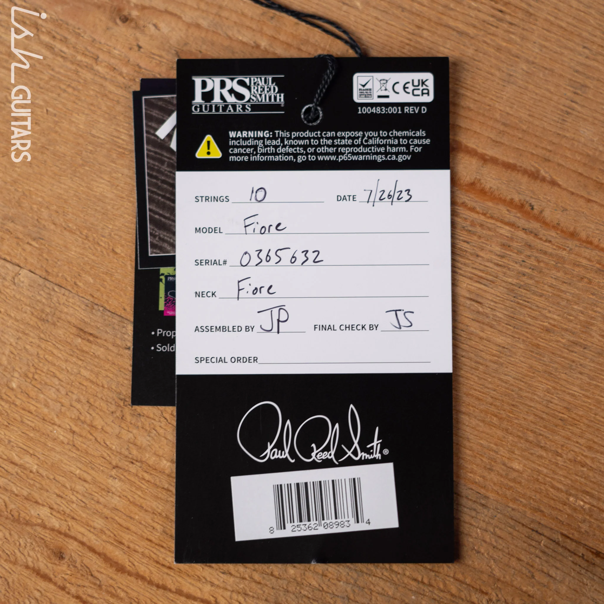 PRS Fiore Mark Lettieri Signature Guitar Sugar Moon Demo - Image 11
