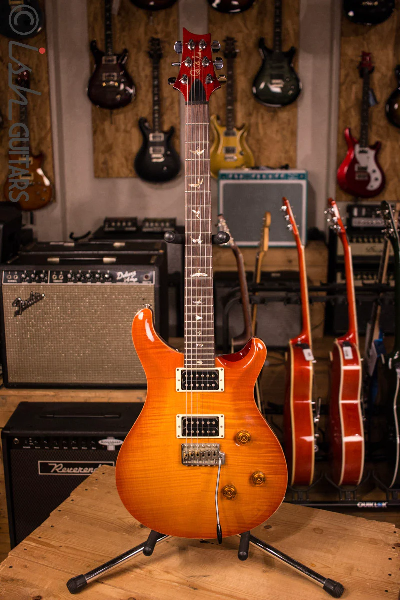 1997 PRS Paul Reed Smith Custom 24 Vintage Sunburst 10 Top - Image 2