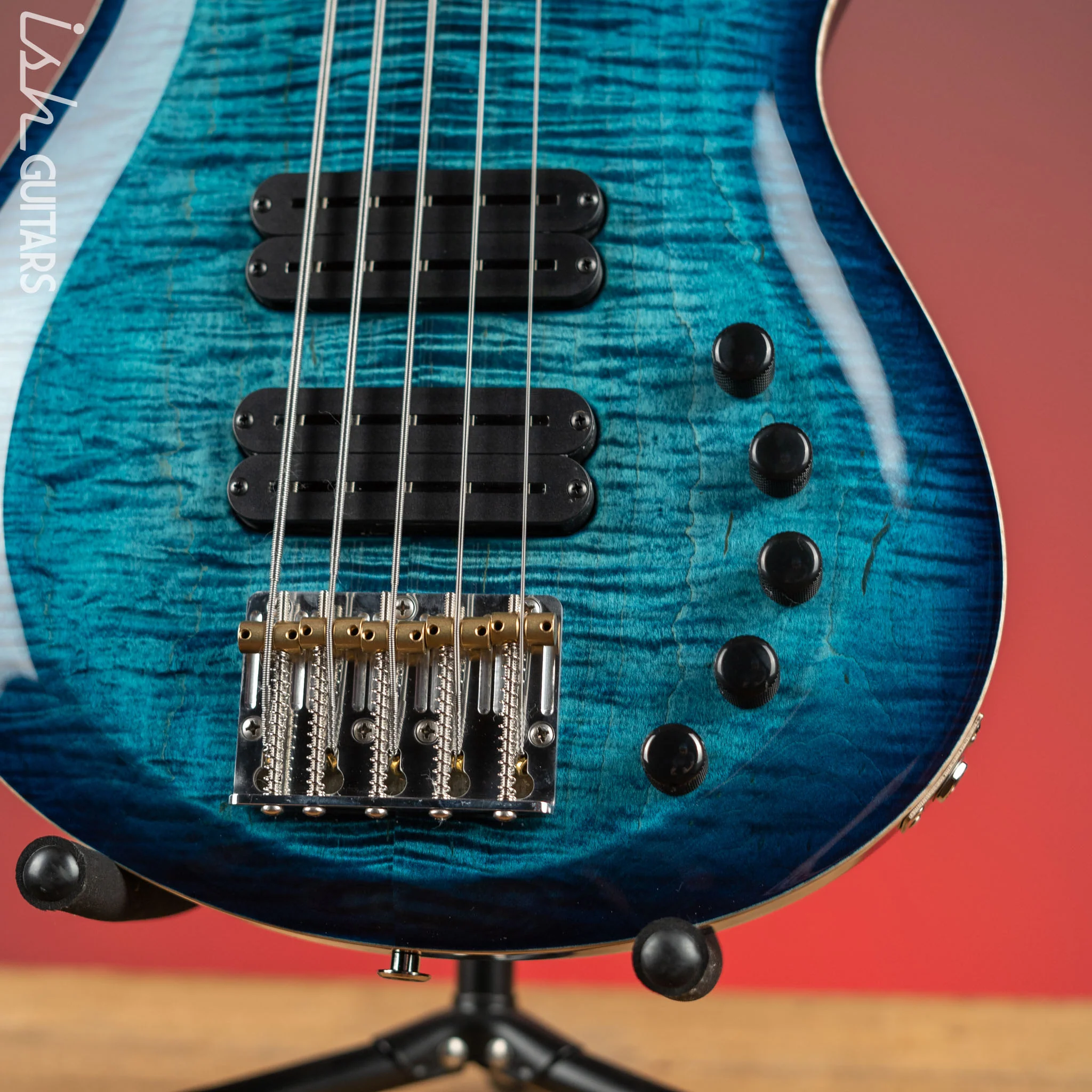 PRS Grainger 5-String Bass 10-Top Cobalt Blue - Image 4
