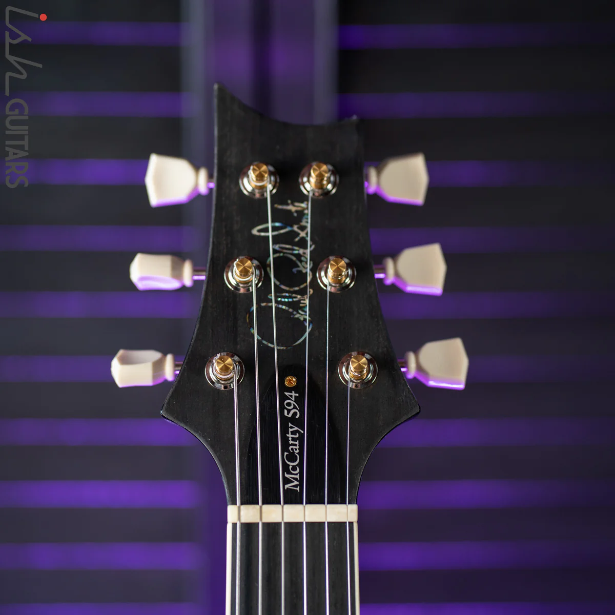 PRS McCarty 594 Hollowbody II Charcoal Burst 10 Top - Image 8
