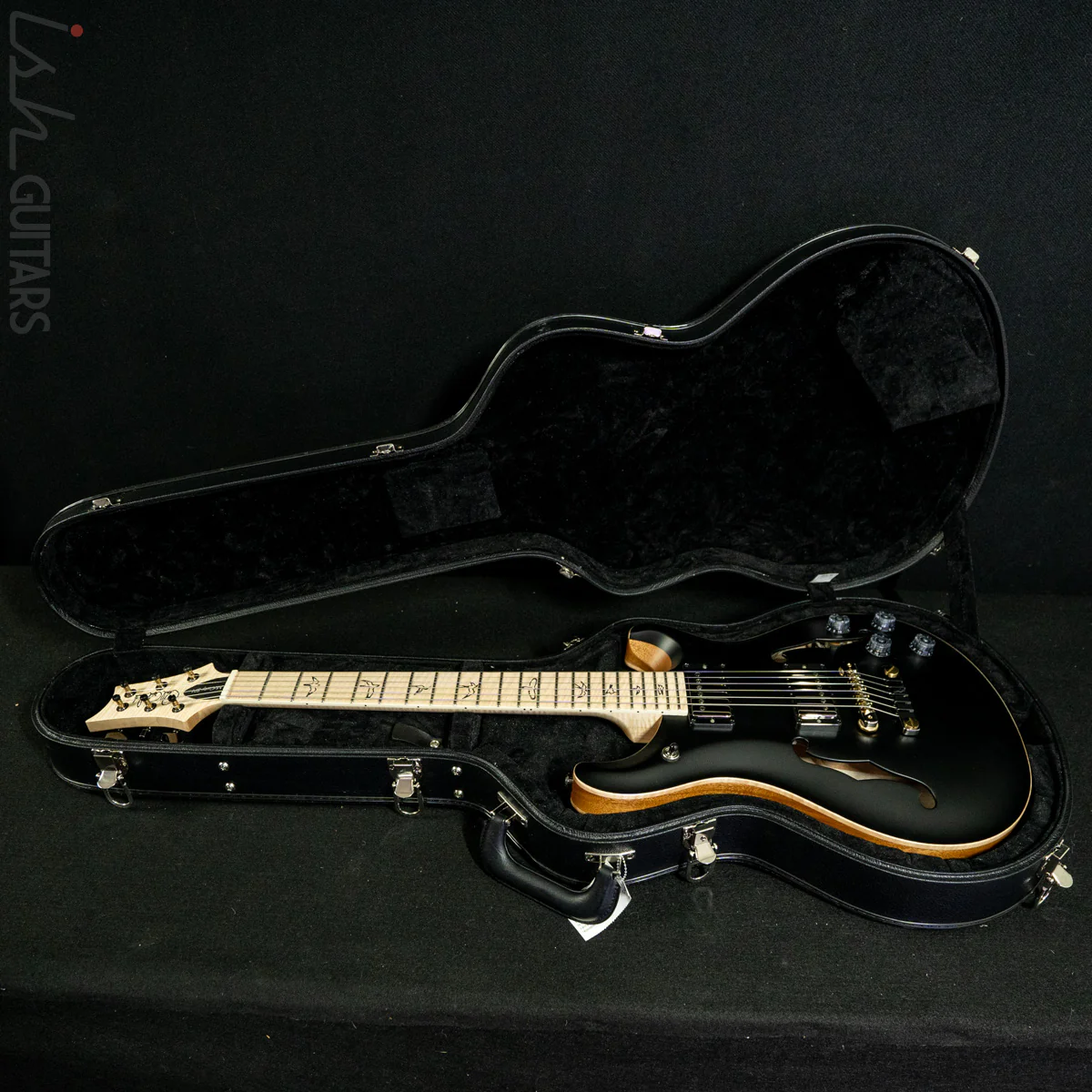 PRS McCarty 594 Hollowbody II Wood Library Satin Black - Image 12