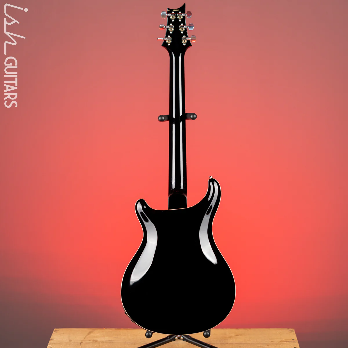PRS Hollowbody II Piezo Black Gloss w/ Natural Binding - Image 7